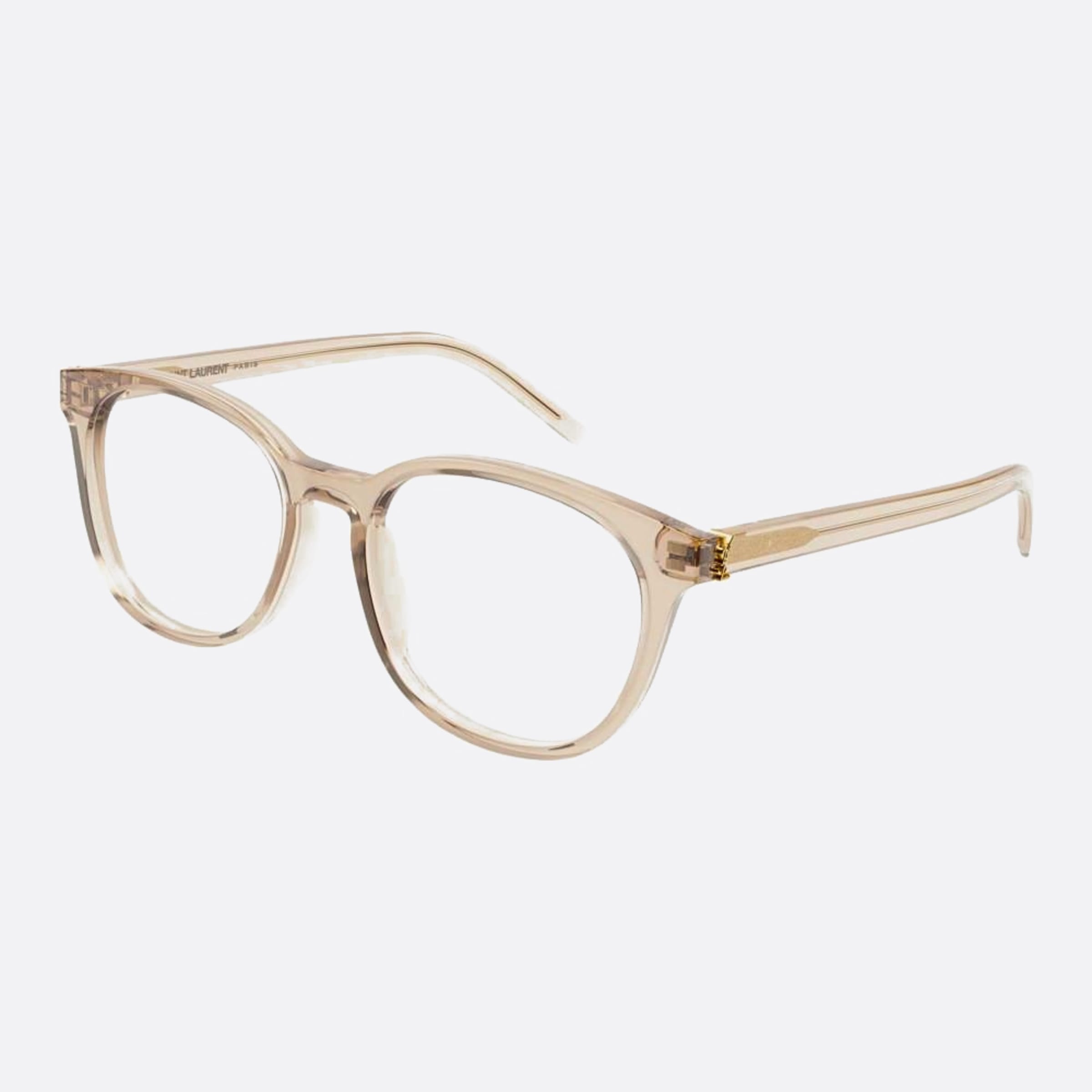 Saint 53mm Laurent M111 Pink Geometric Woman Eyeglasses - Side View