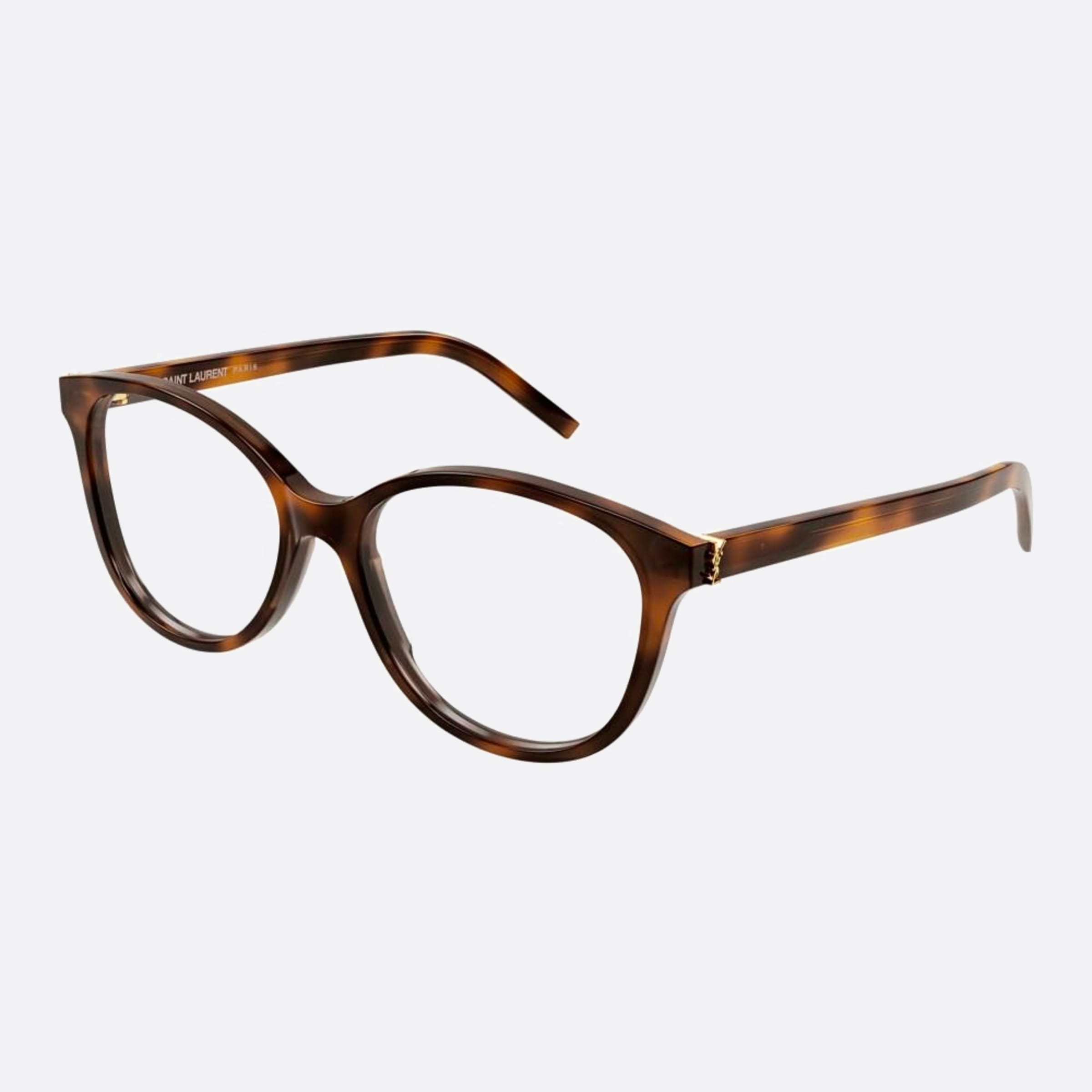 Saint 54mm Laurent M112 Havana Pantos Woman Eyeglasses - Side View