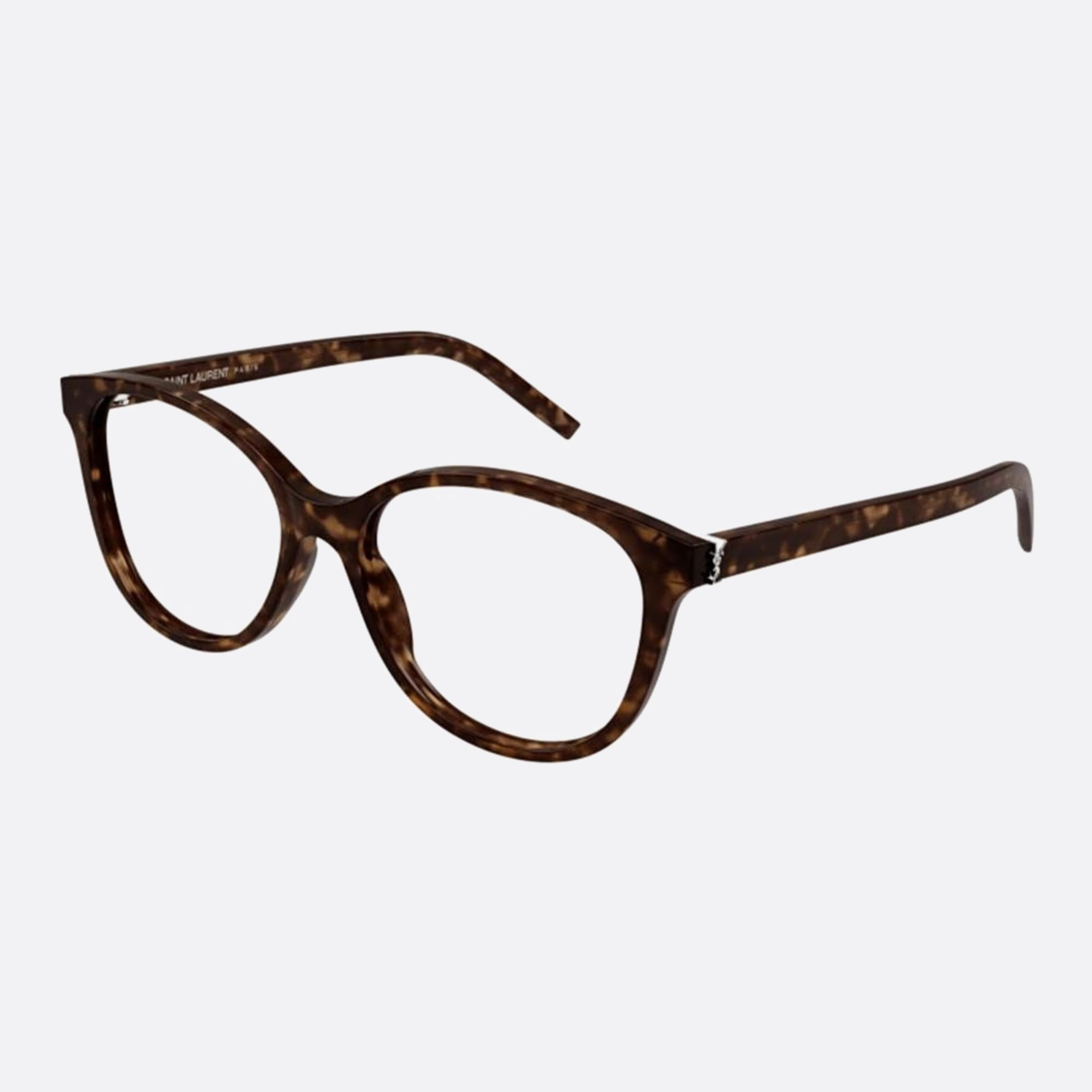 Saint 54mm Laurent M112 Havana Pantos Woman Eyeglasses - Side View