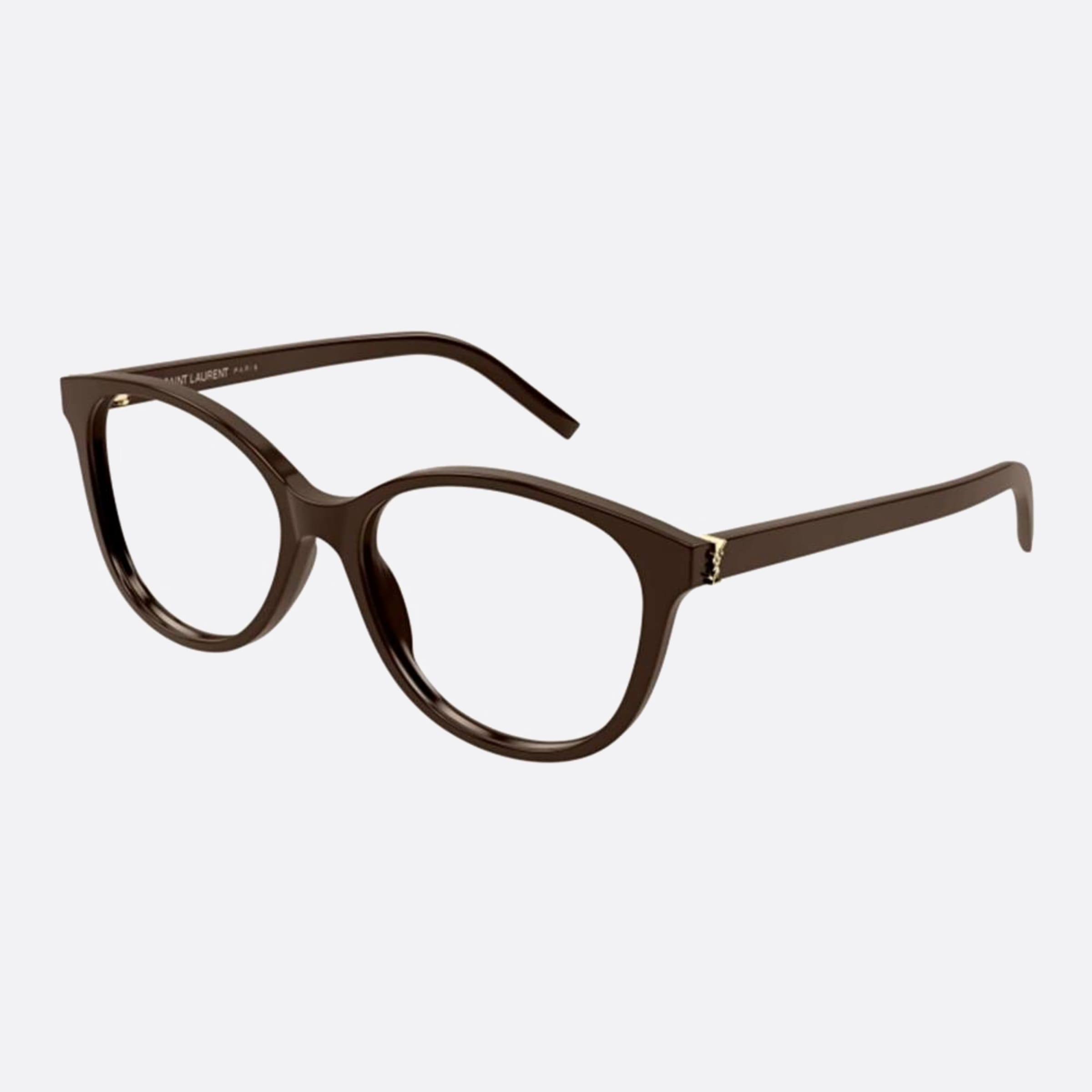Saint 54mm Laurent M112 Brown Pantos Woman Eyeglasses - Side View