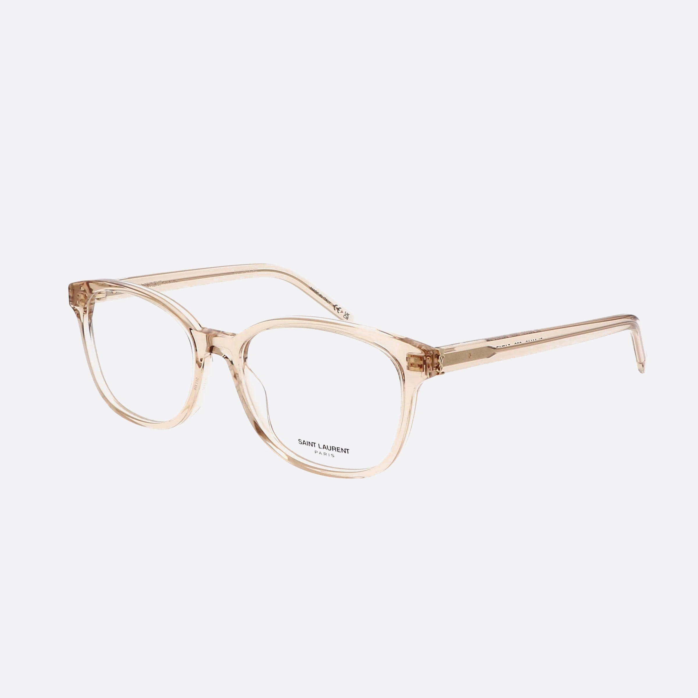Saint 54mm Laurent M113 Pink Geometric Woman Eyeglasses - Main View