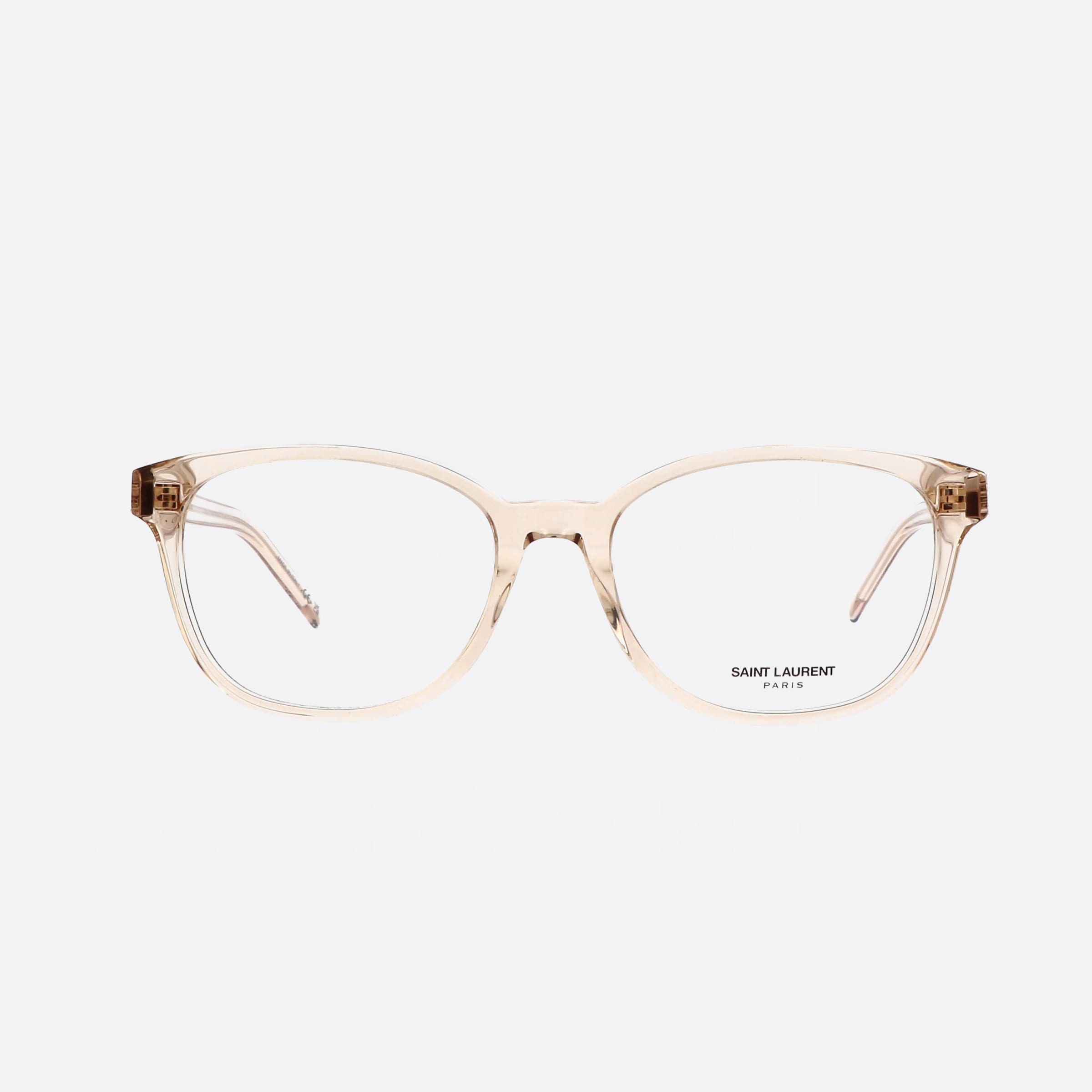 Saint 54mm Laurent M113 Pink Geometric Woman Eyeglasses - Side View