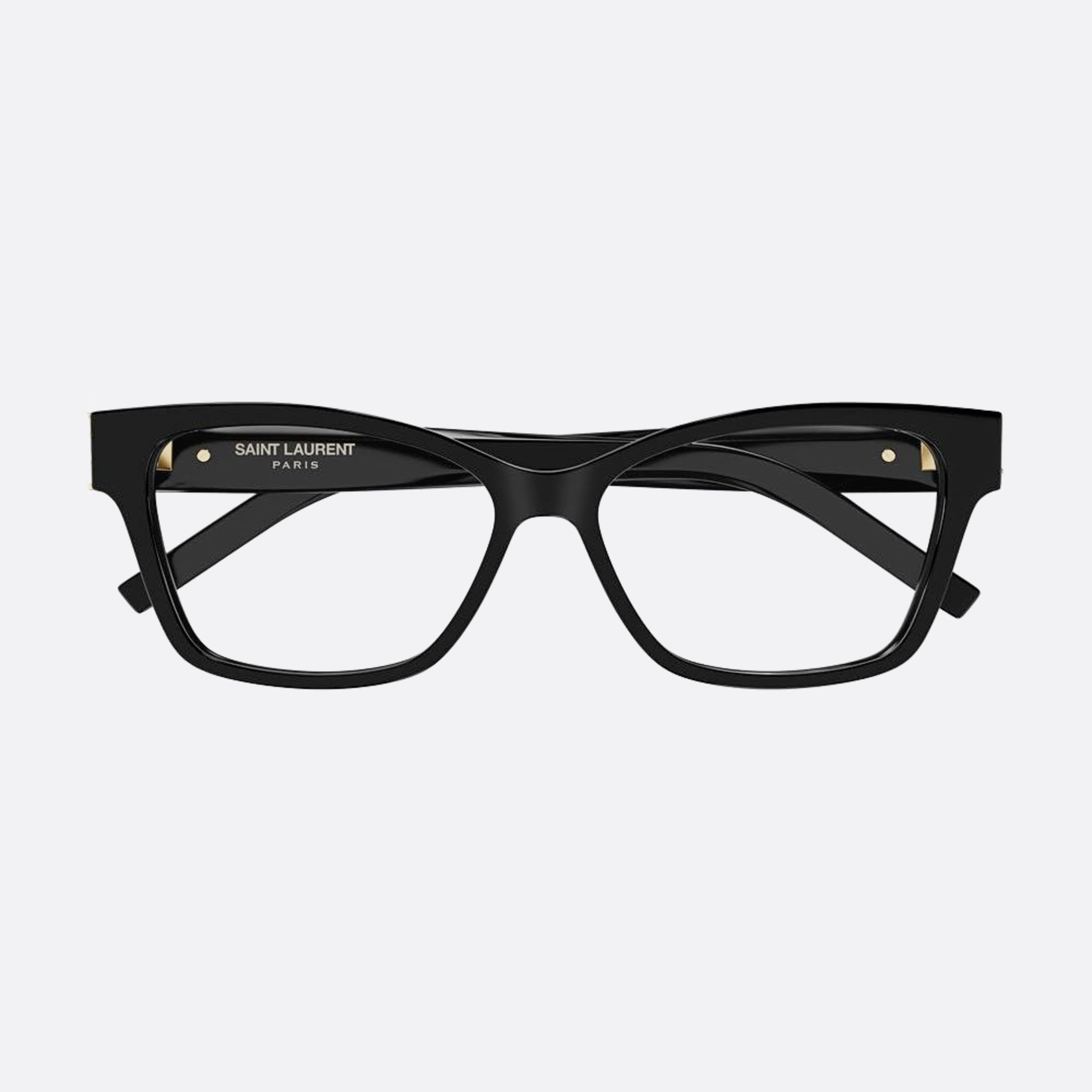 Saint 55mm Laurent M116 Black Geometric Woman Eyeglasses - Main View