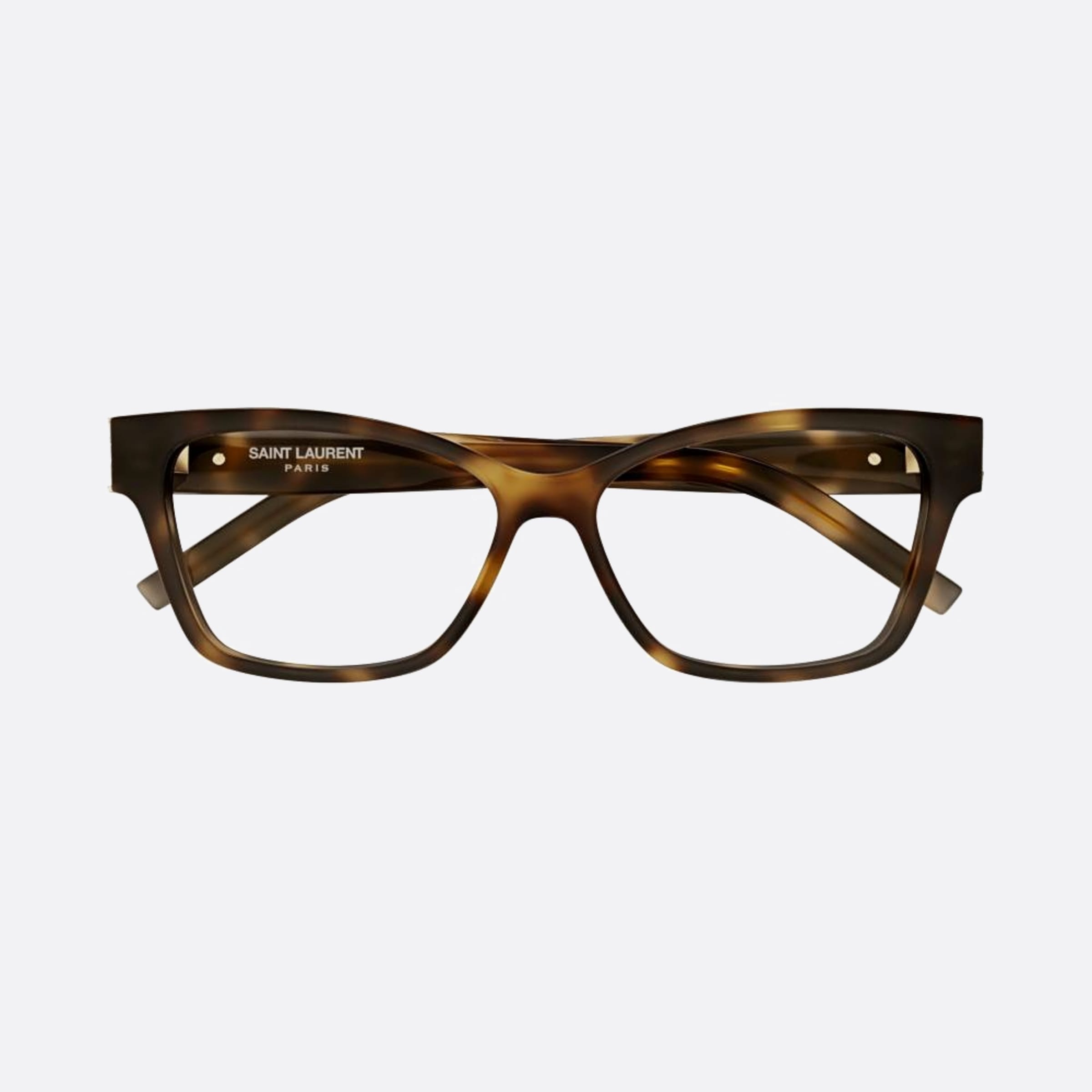 Saint 55mm Laurent M116 Havana Geometric Woman Eyeglasses - Main View