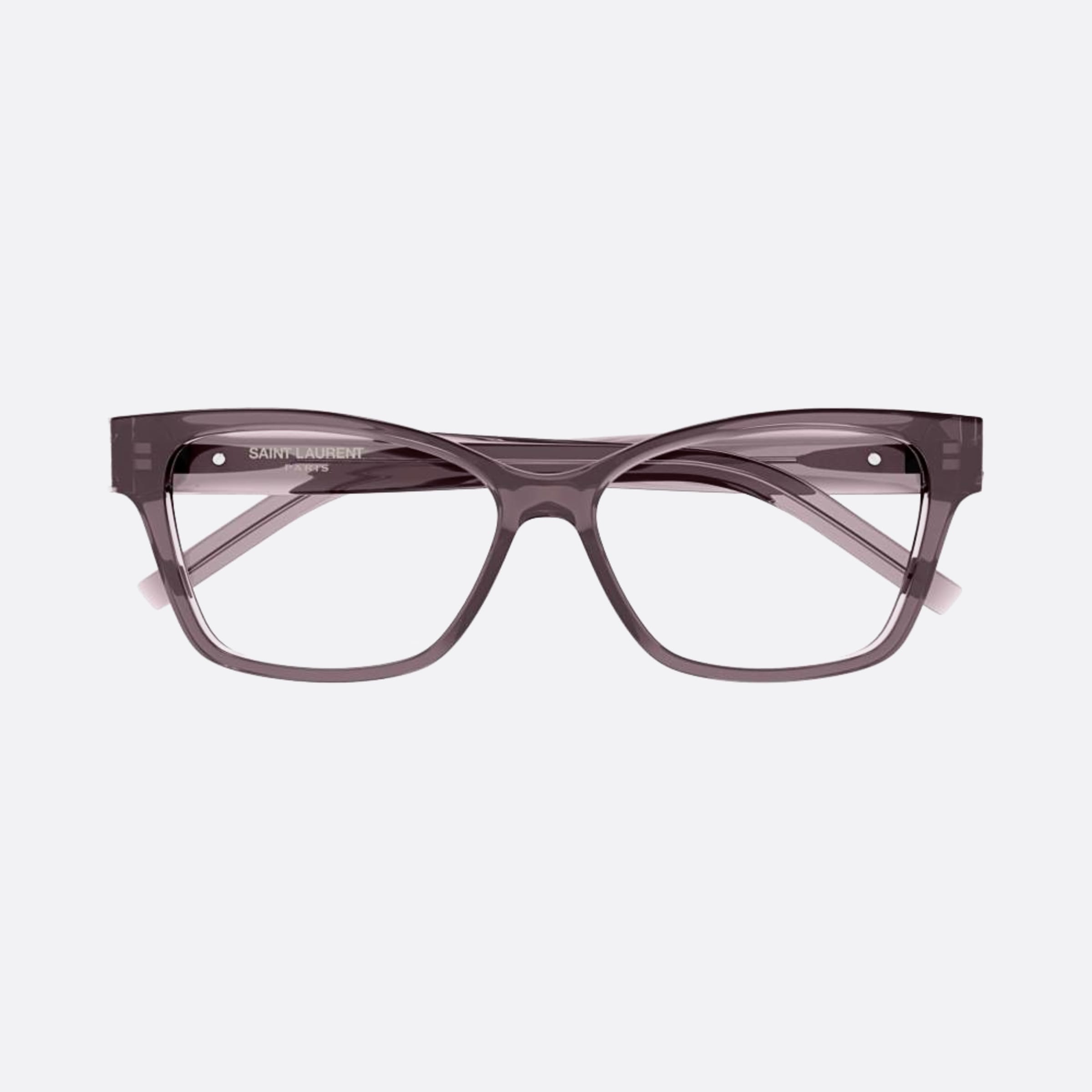 Saint 55mm Laurent M116 Brown Geometric Woman Eyeglasses - Main View