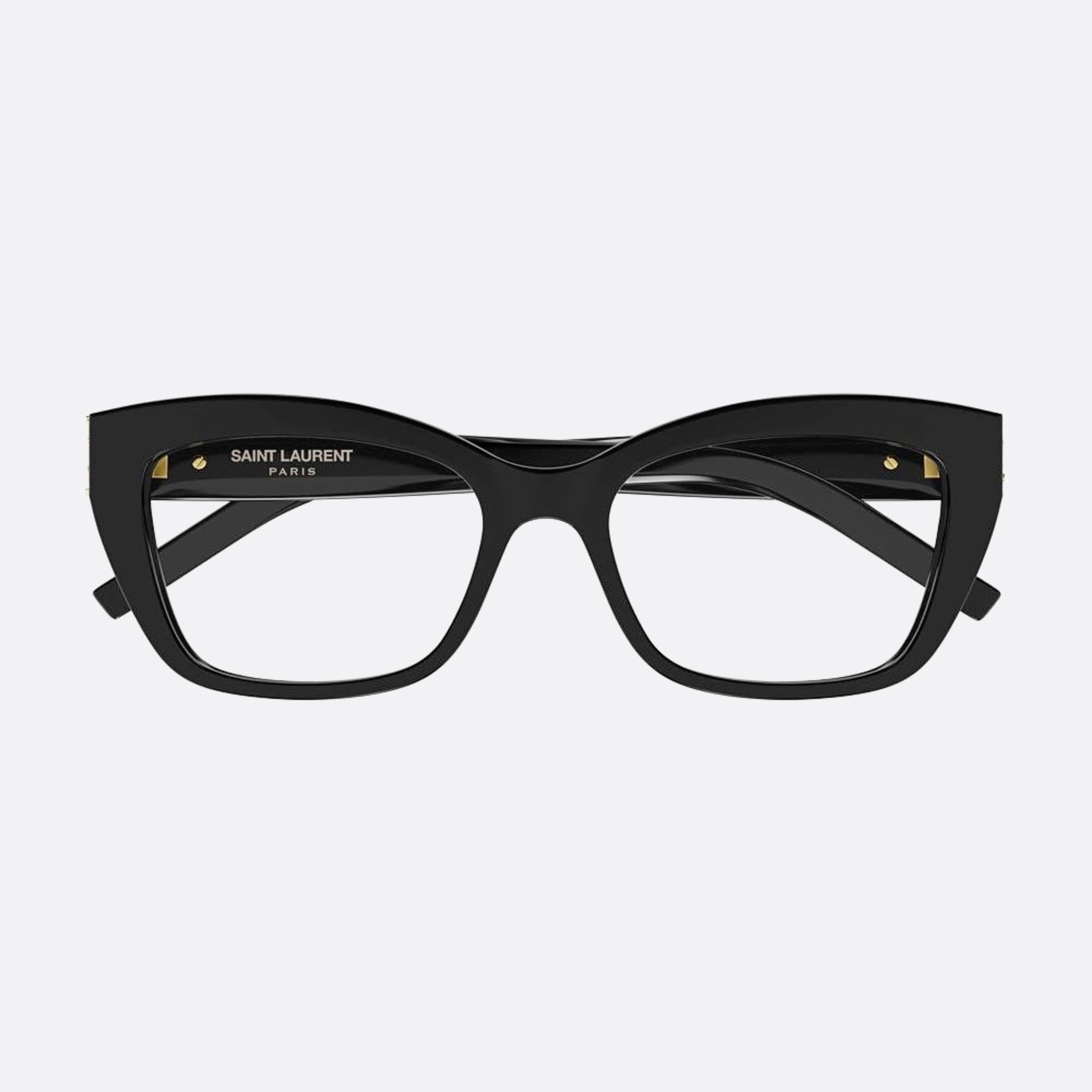 Saint 53mm Laurent M117 Black Squared Woman Eyeglasses - Main View