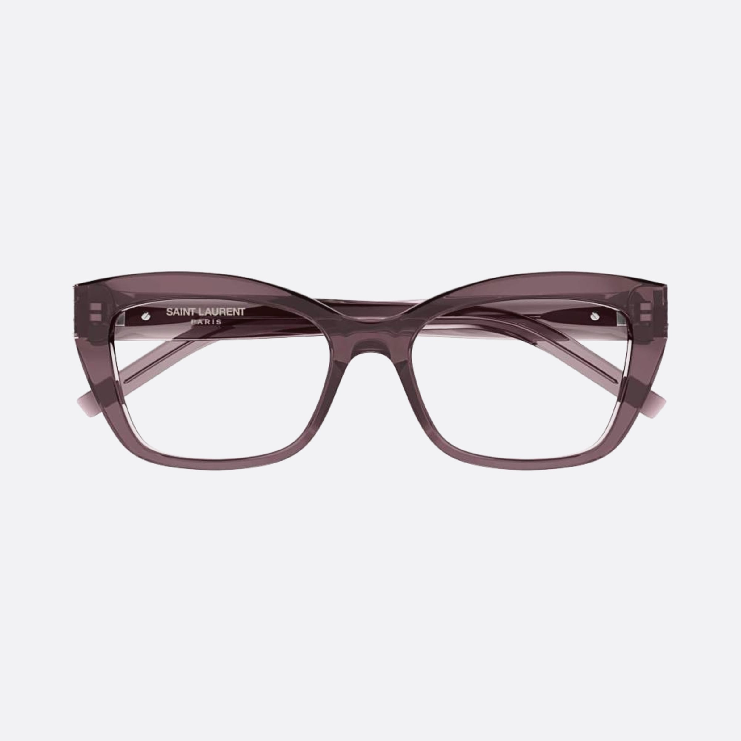 Saint 53mm Laurent M117 Brown Squared Woman Eyeglasses - Main View