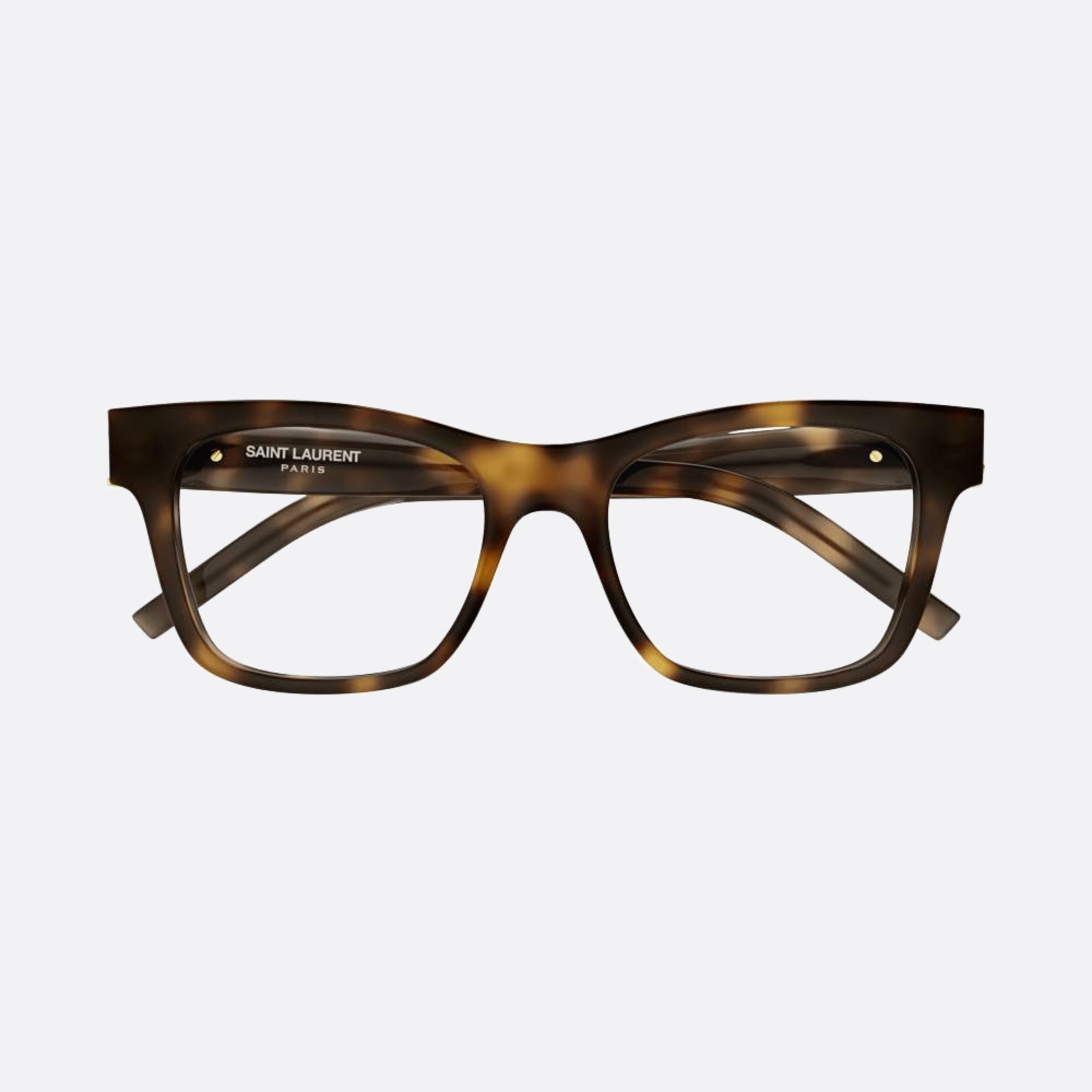 Saint 52mm Laurent M118 Havana Squared Woman Eyeglasses - Main View