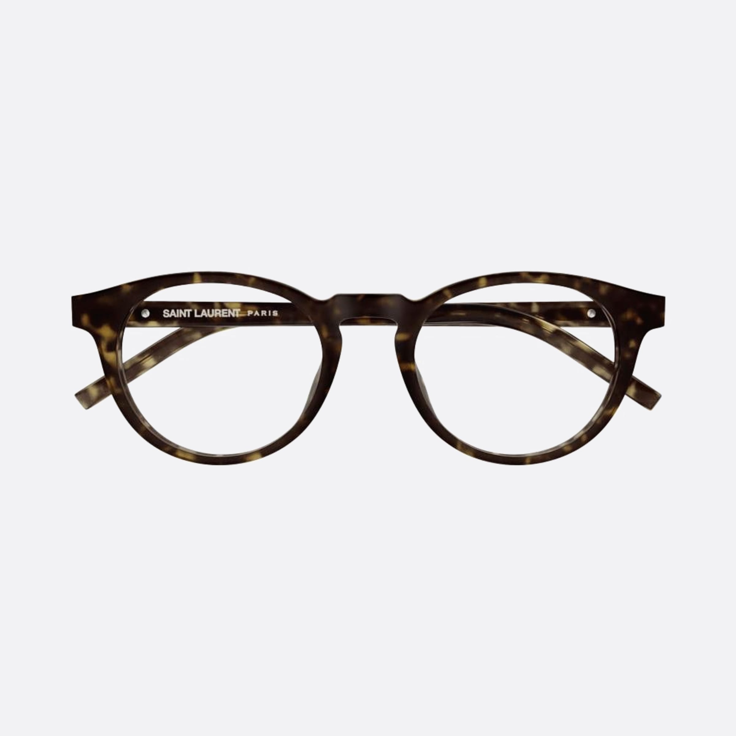 Saint 50mm Laurent M122 Havana Round Woman Eyeglasses - Main View