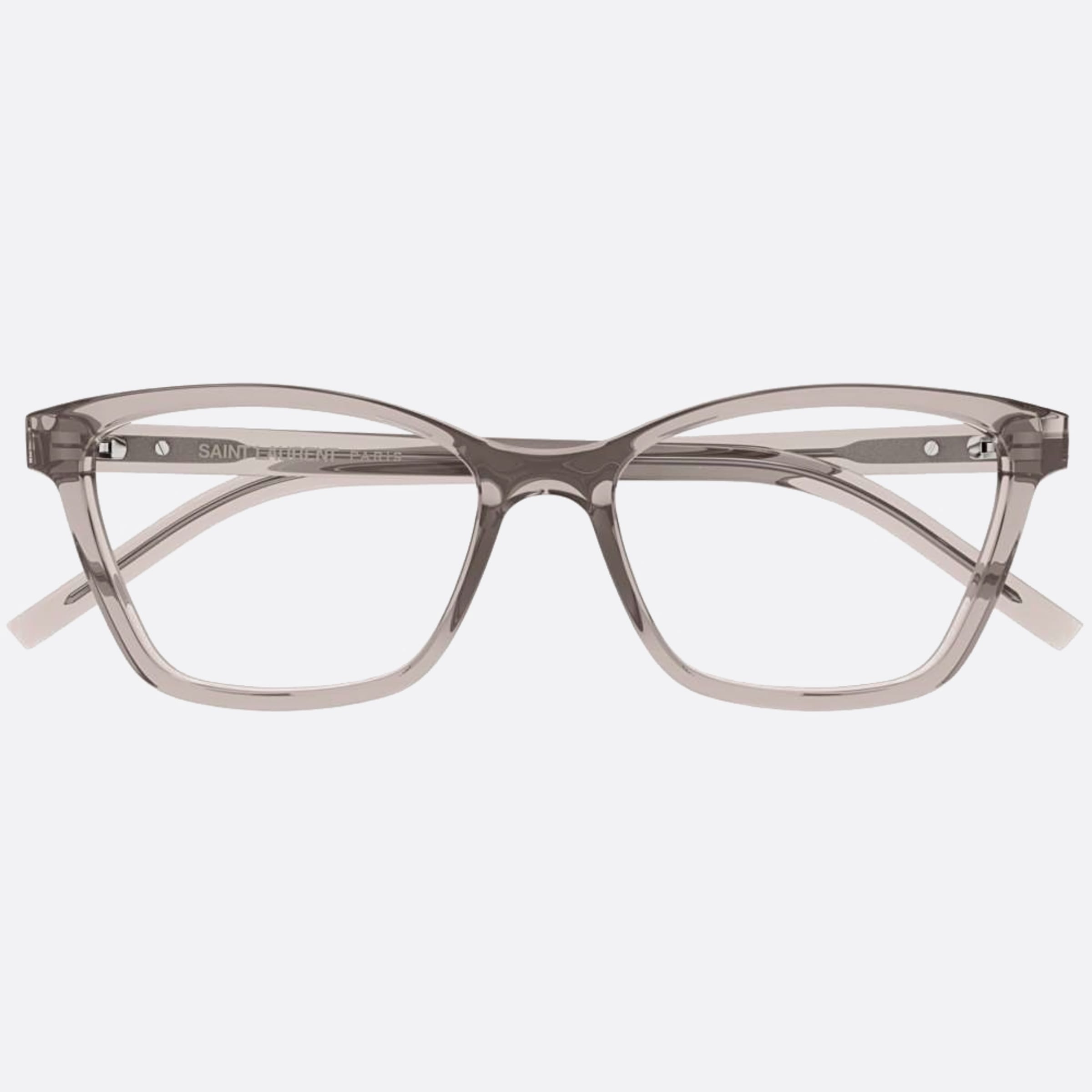 Saint 53mm Laurent M128 Transparent Cat Eye Women Eyeglasses - Main View