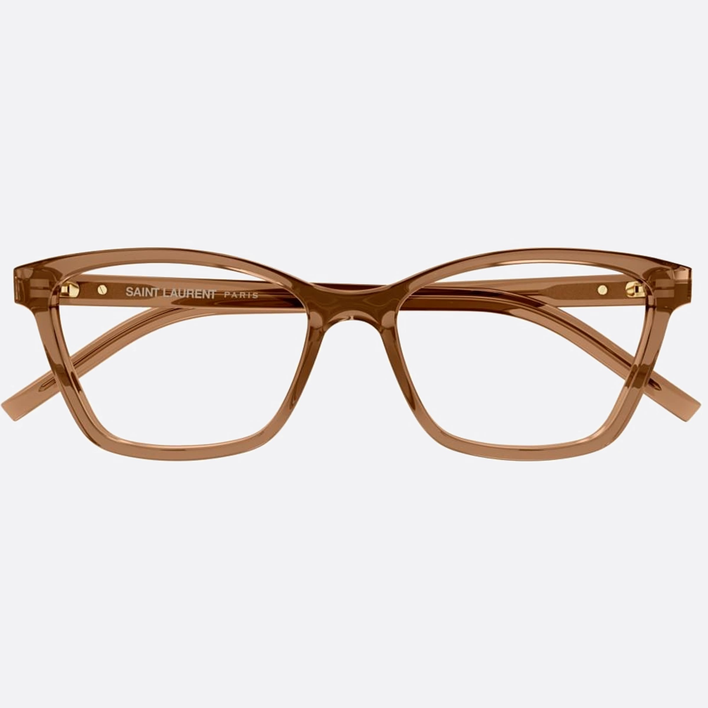 Saint 56mm Laurent M128 Brown Cat Eye Woman Eyeglasses - Main View