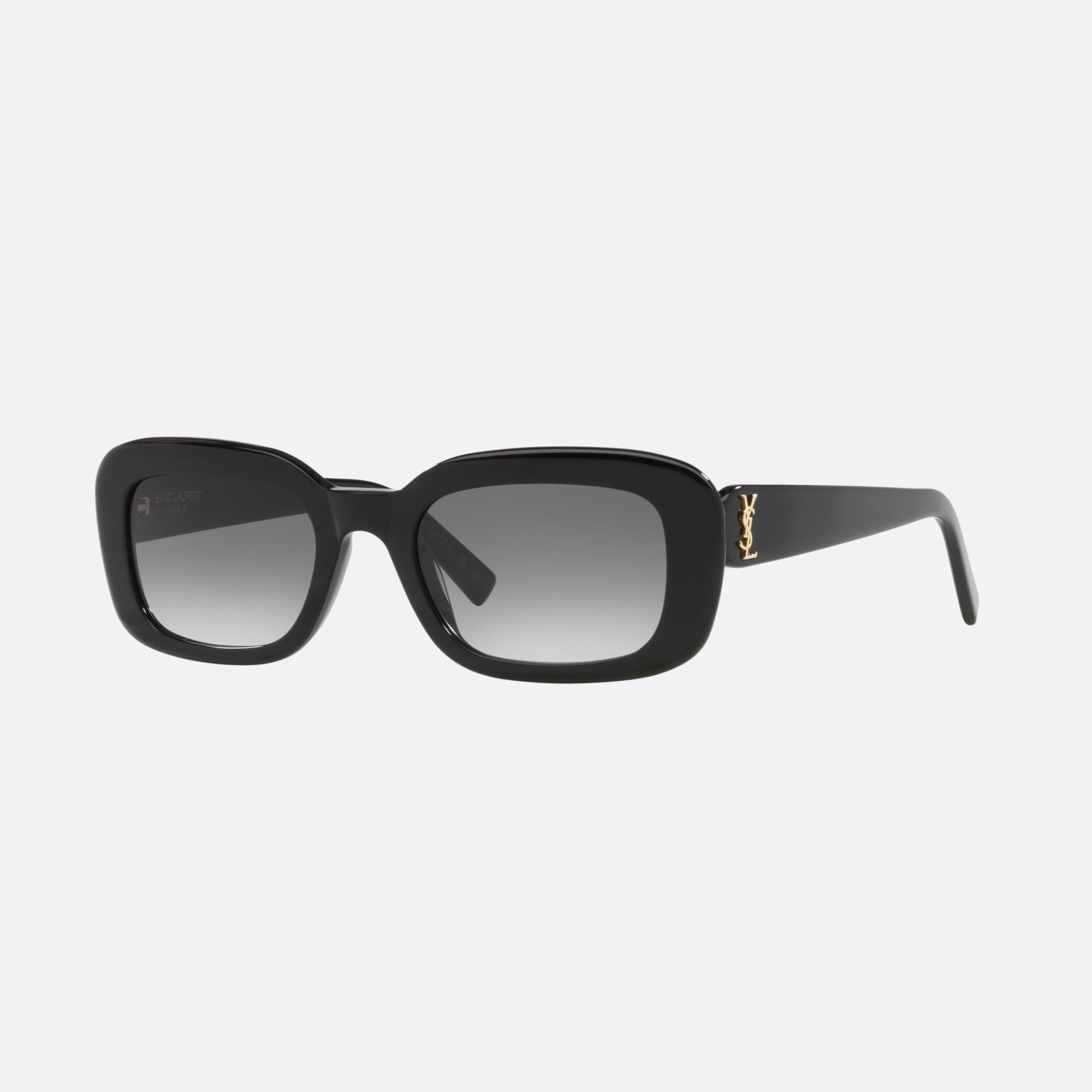 Saint 53mm Laurent M130 Gty Black Square Woman Sunglasses - Main View