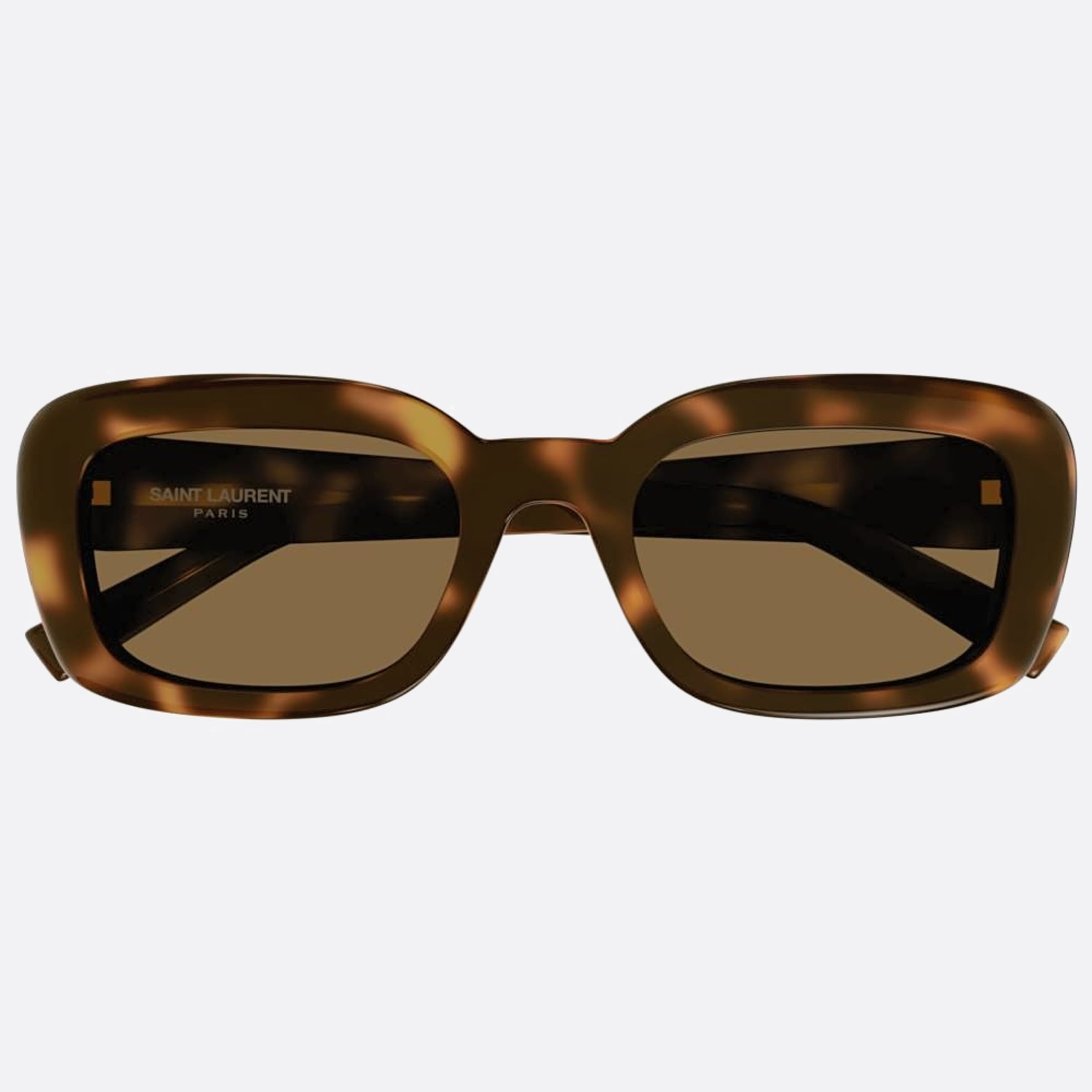 Saint 53mm Laurent M130 Havana Geometric Women Sunglasses - Main View