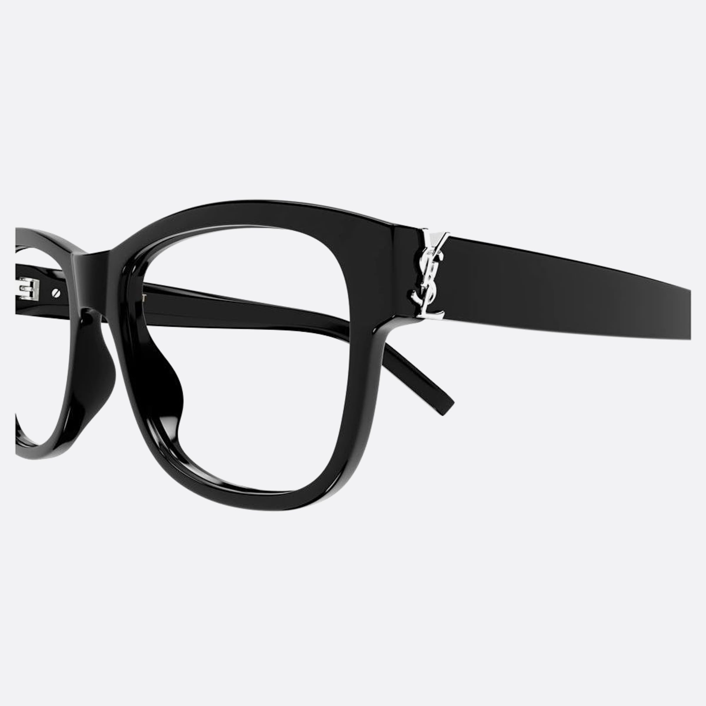 Saint 53mm Laurent M132 Black Squared Women Eyeglasses - Lifestyle Shot