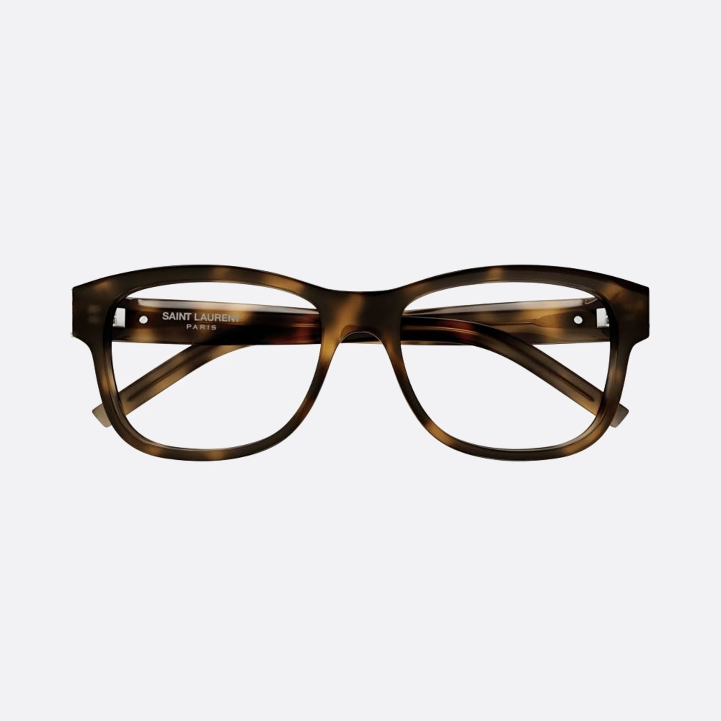 Saint 53mm Laurent M132 Havana Squared Women Eyeglasses - Main View