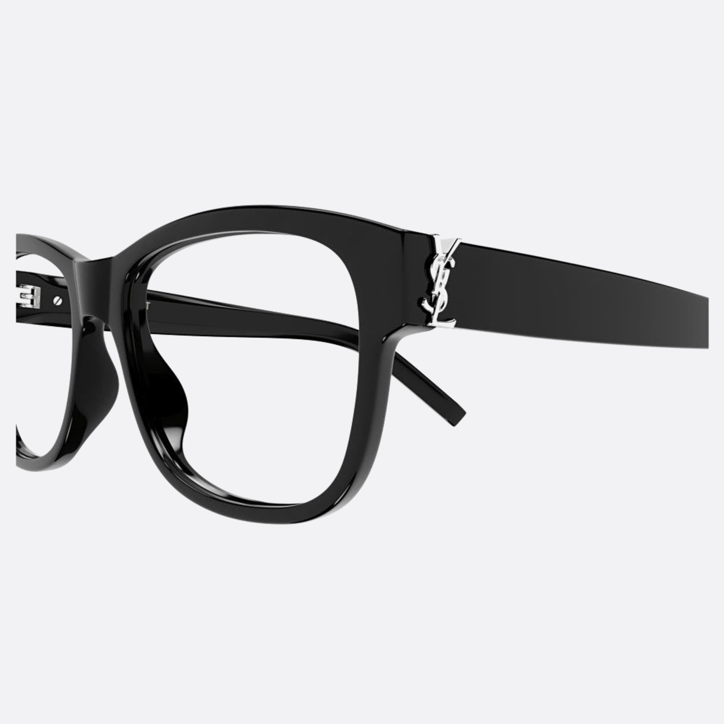 Saint 55mm Laurent M132 Black Squared Woman Eyeglasses - Detail View