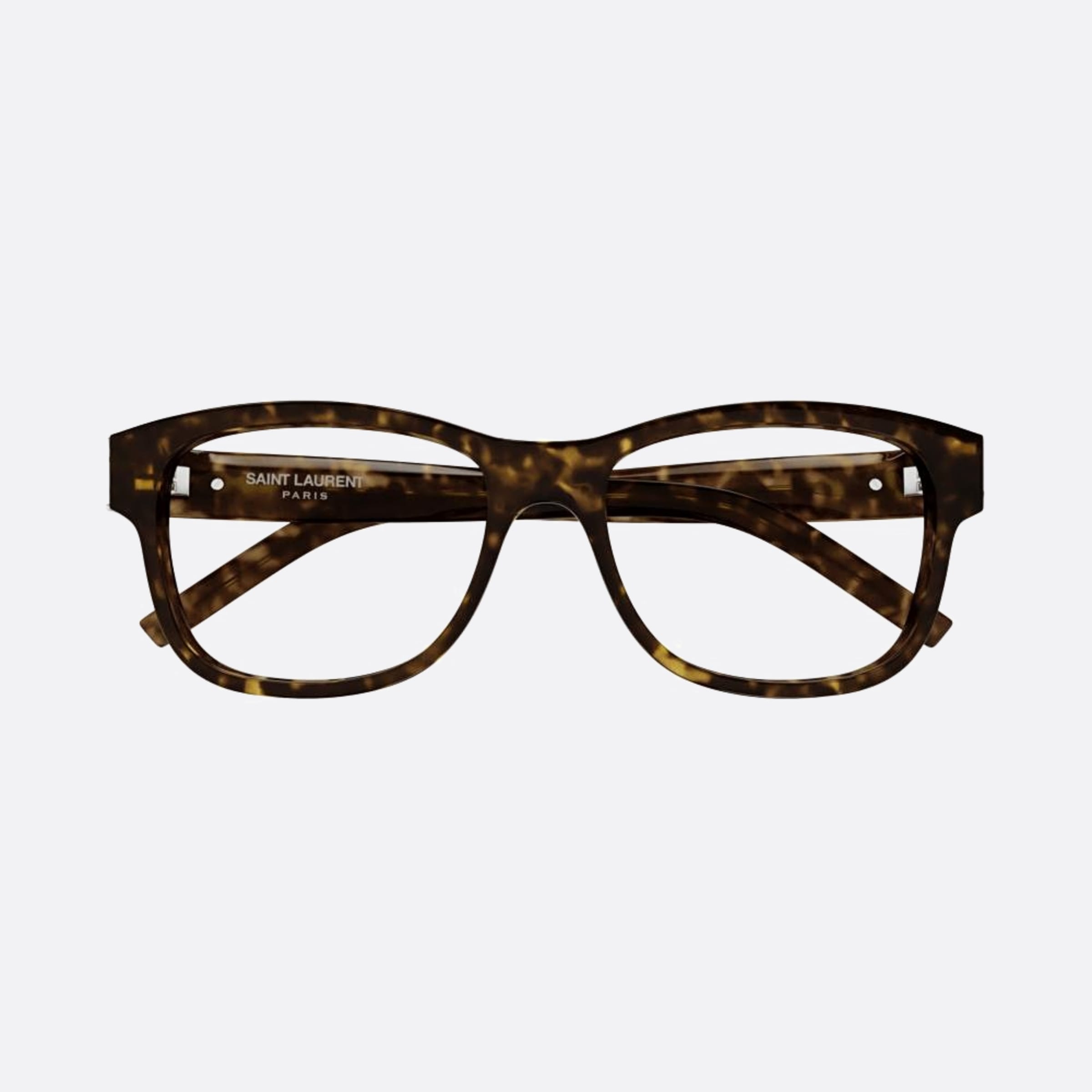 Saint 55mm Laurent M132 Havana Squared Woman Eyeglasses - Main View