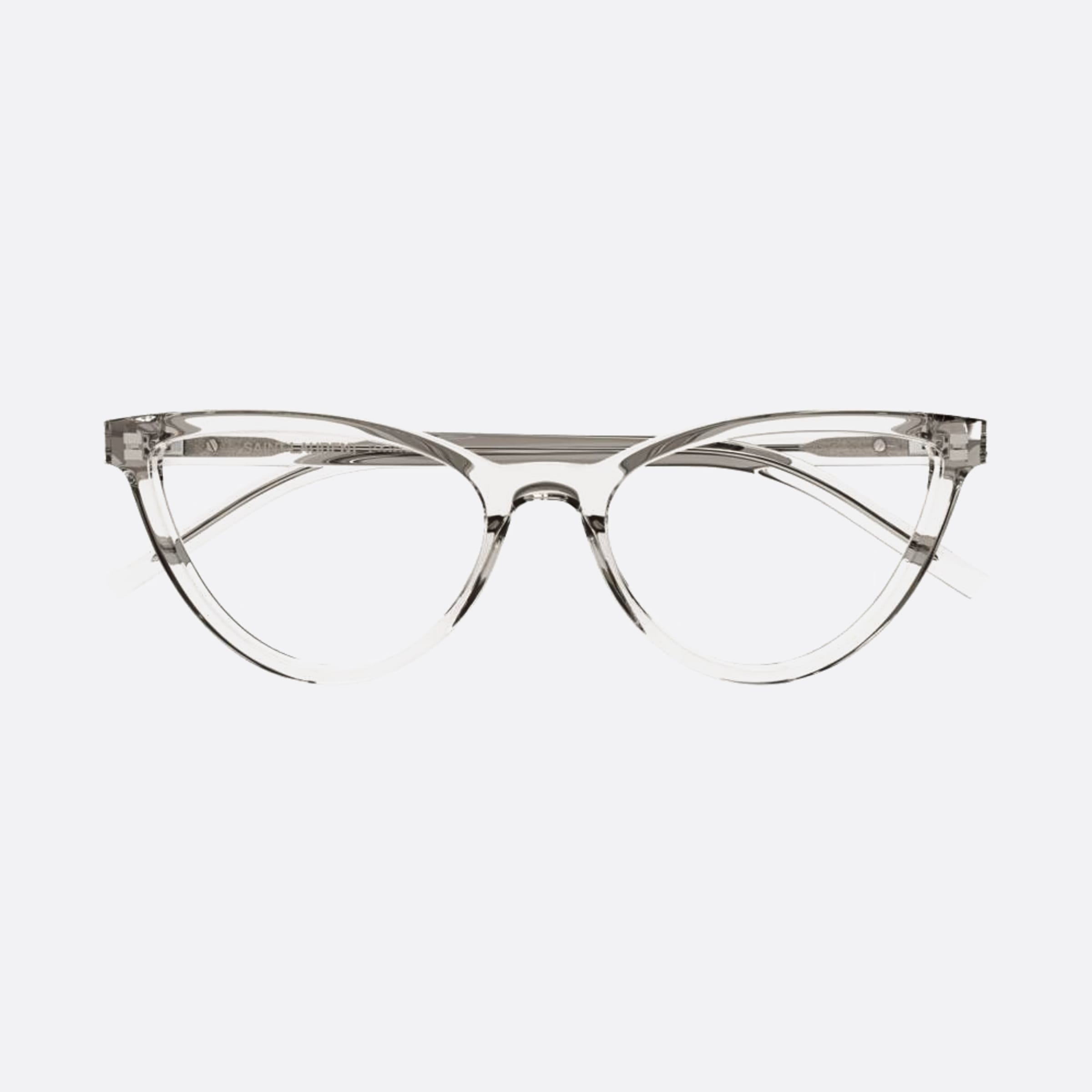 Saint 55mm Laurent M138 Transparent Cat Eye Woman Eyeglasses - Main View