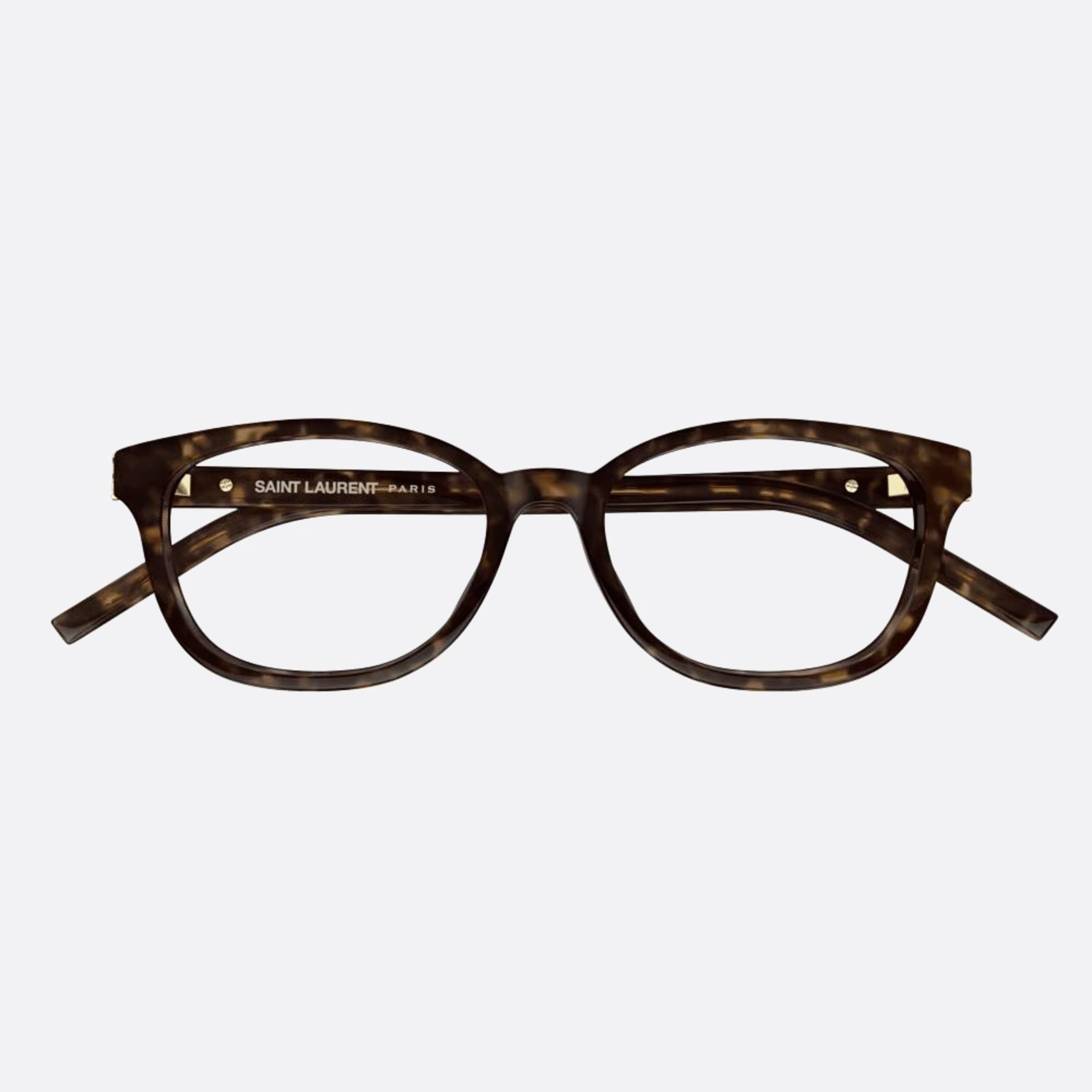 Saint 51mm Laurent M141 Havana Squared Women Eyeglasses - Main View