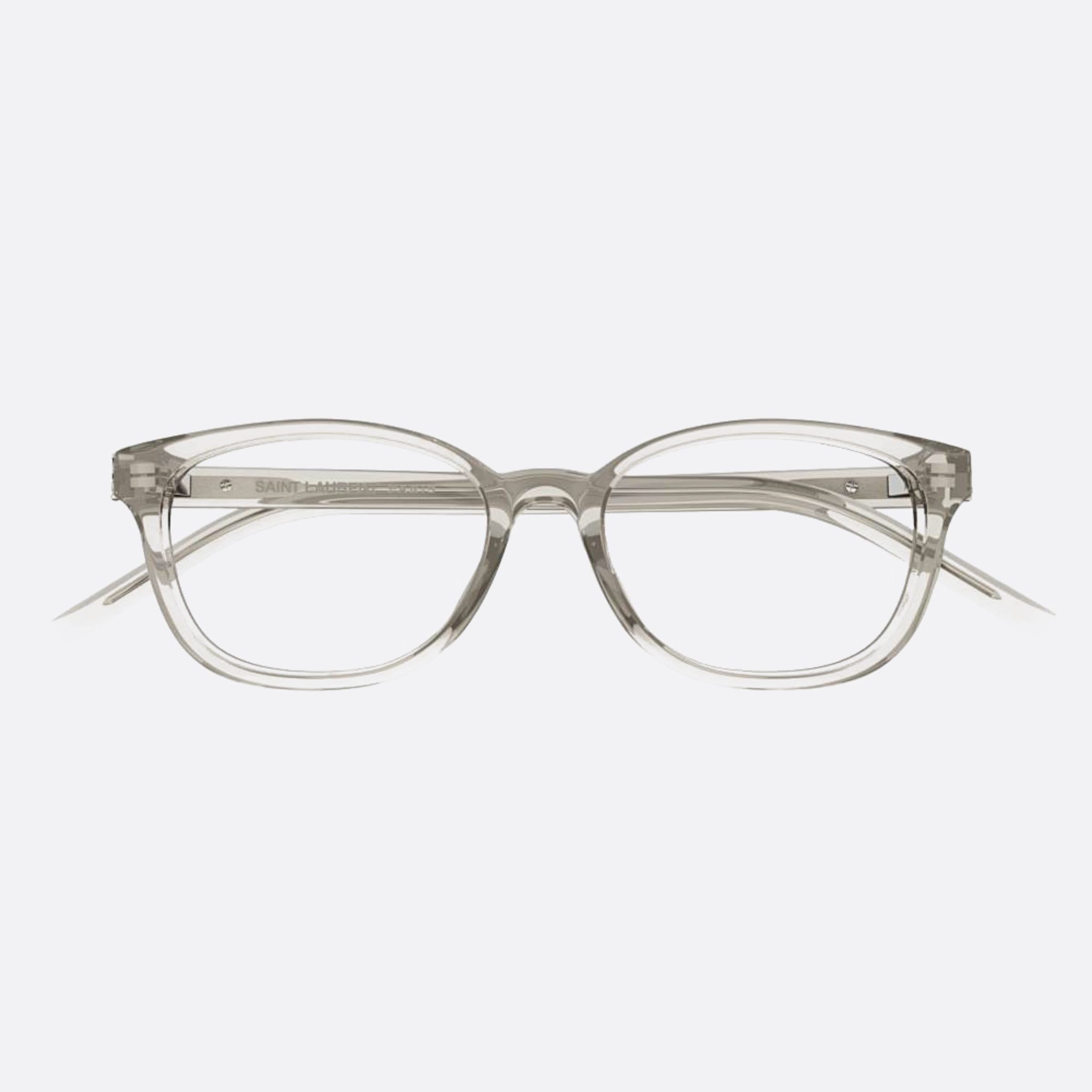 Saint 54mm Laurent M141 Tgy Grey Squared Woman Eyeglasses - Main View