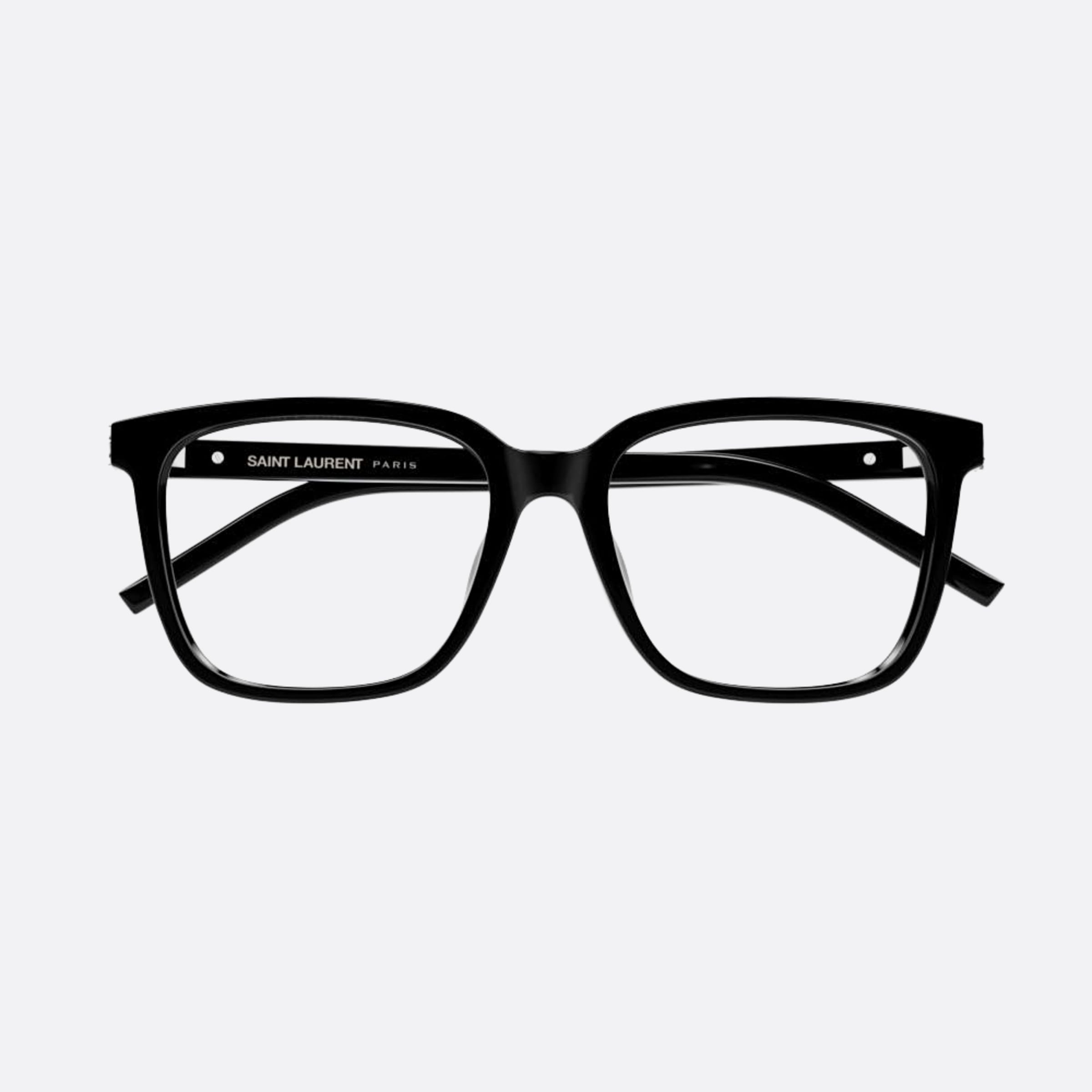 Saint 54mm Laurent M142 Black Squared Woman Eyeglasses - Main View