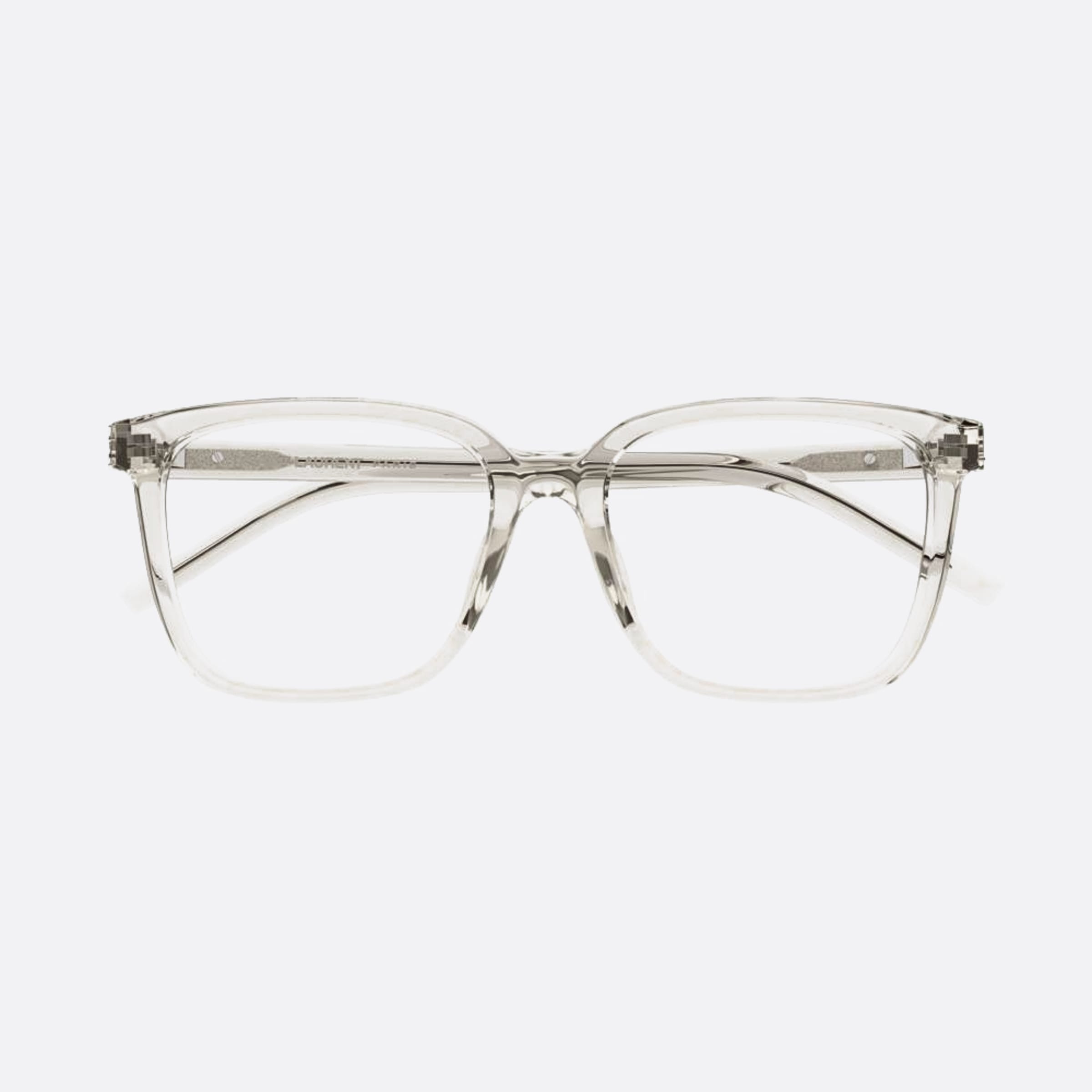 Saint 54mm Laurent M142 Grey Squared Woman Eyeglasses - Main View
