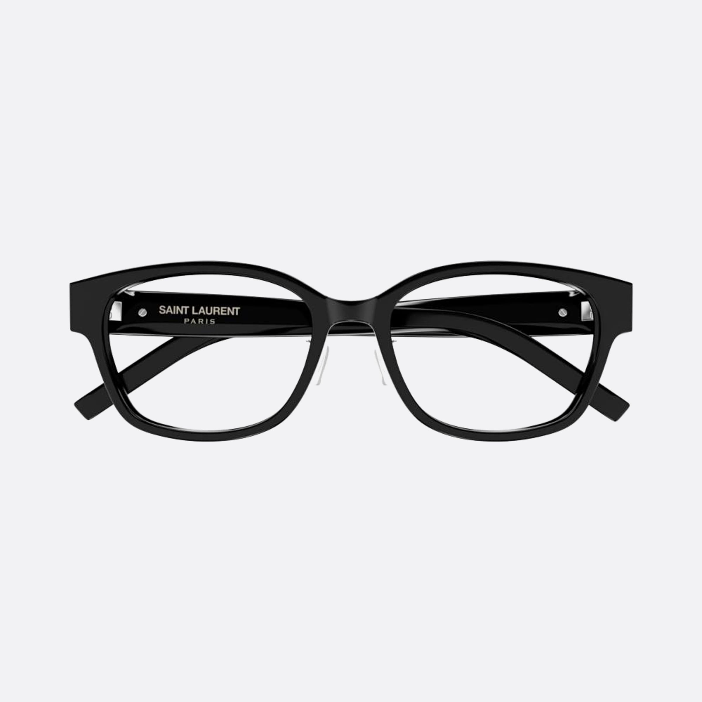 Saint 53mm Laurent M33 Black Squared Women Eyeglasses - Main View