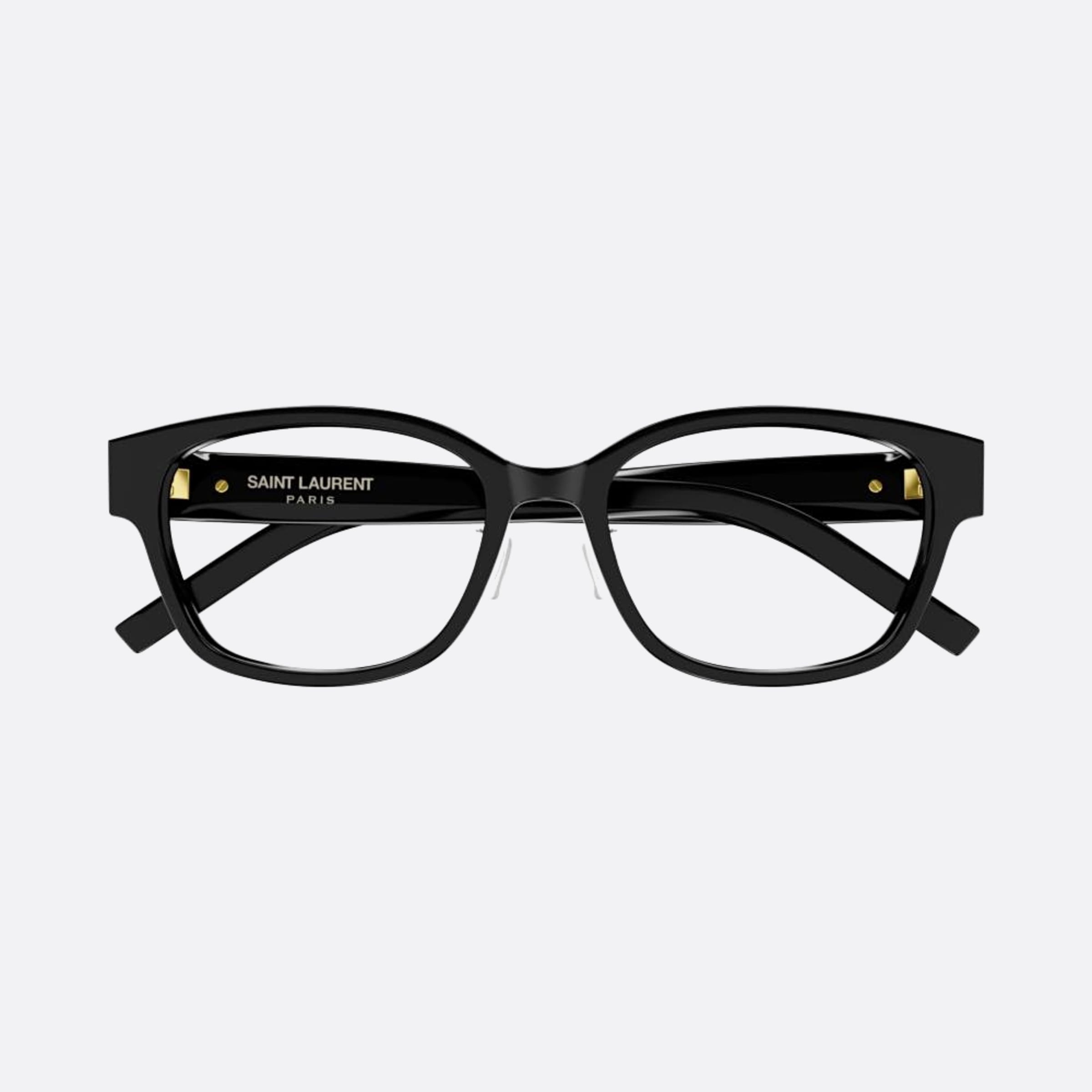Saint 53mm Laurent M33 Black Squared Women Eyeglasses - Main View