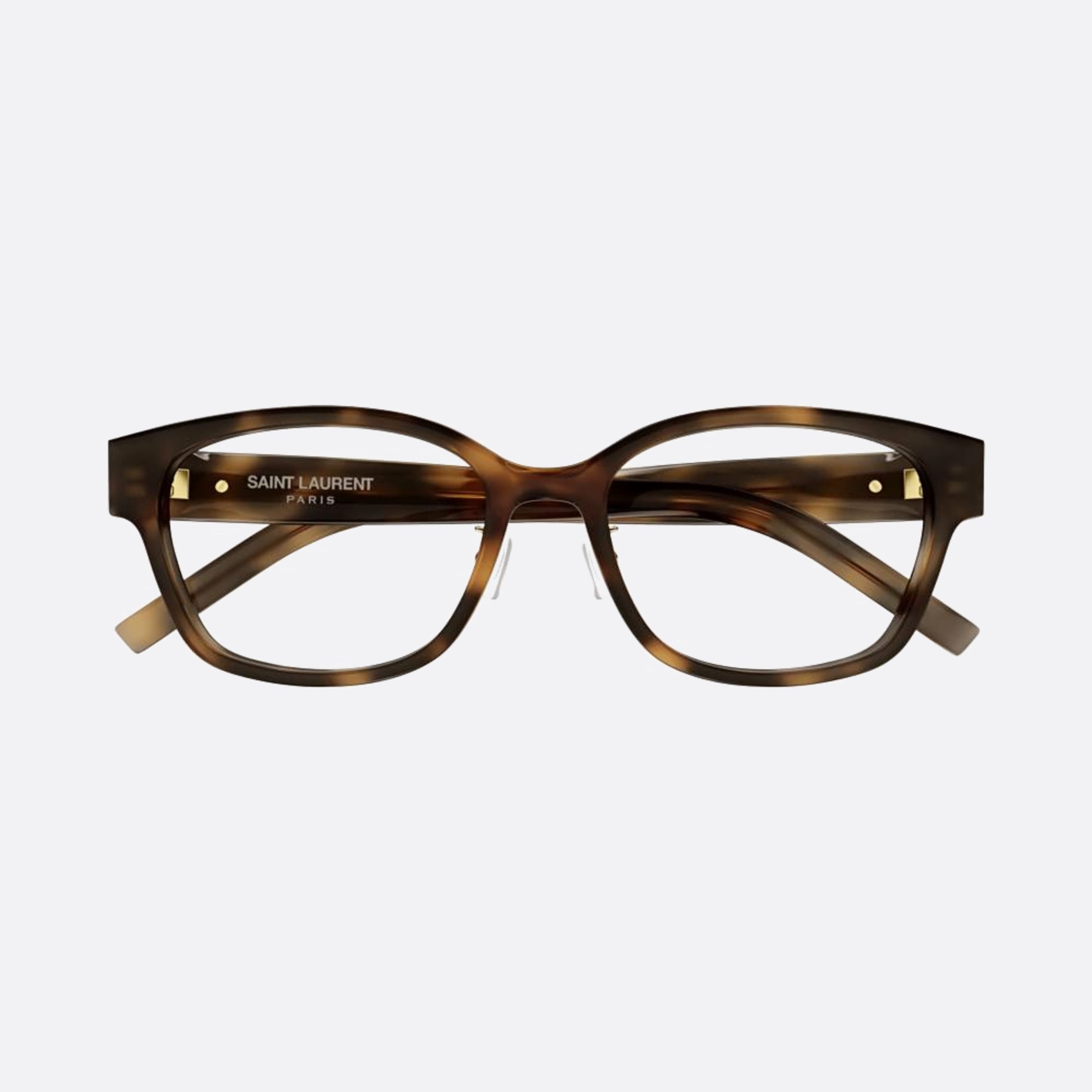 Saint 53mm Laurent M33 Havana Squared Women Eyeglasses - Main View