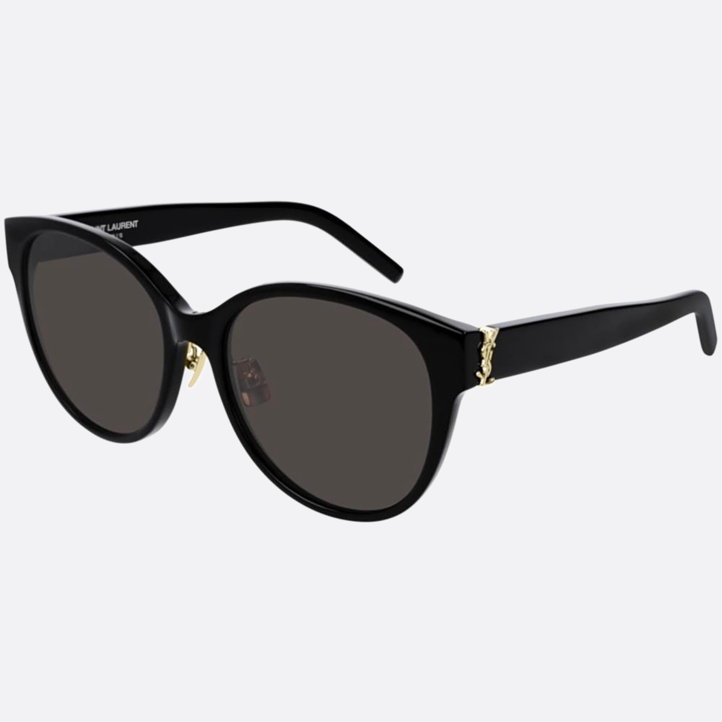 Saint 57mm Laurent M39 Black Oversize Women Sunglasses - Side View