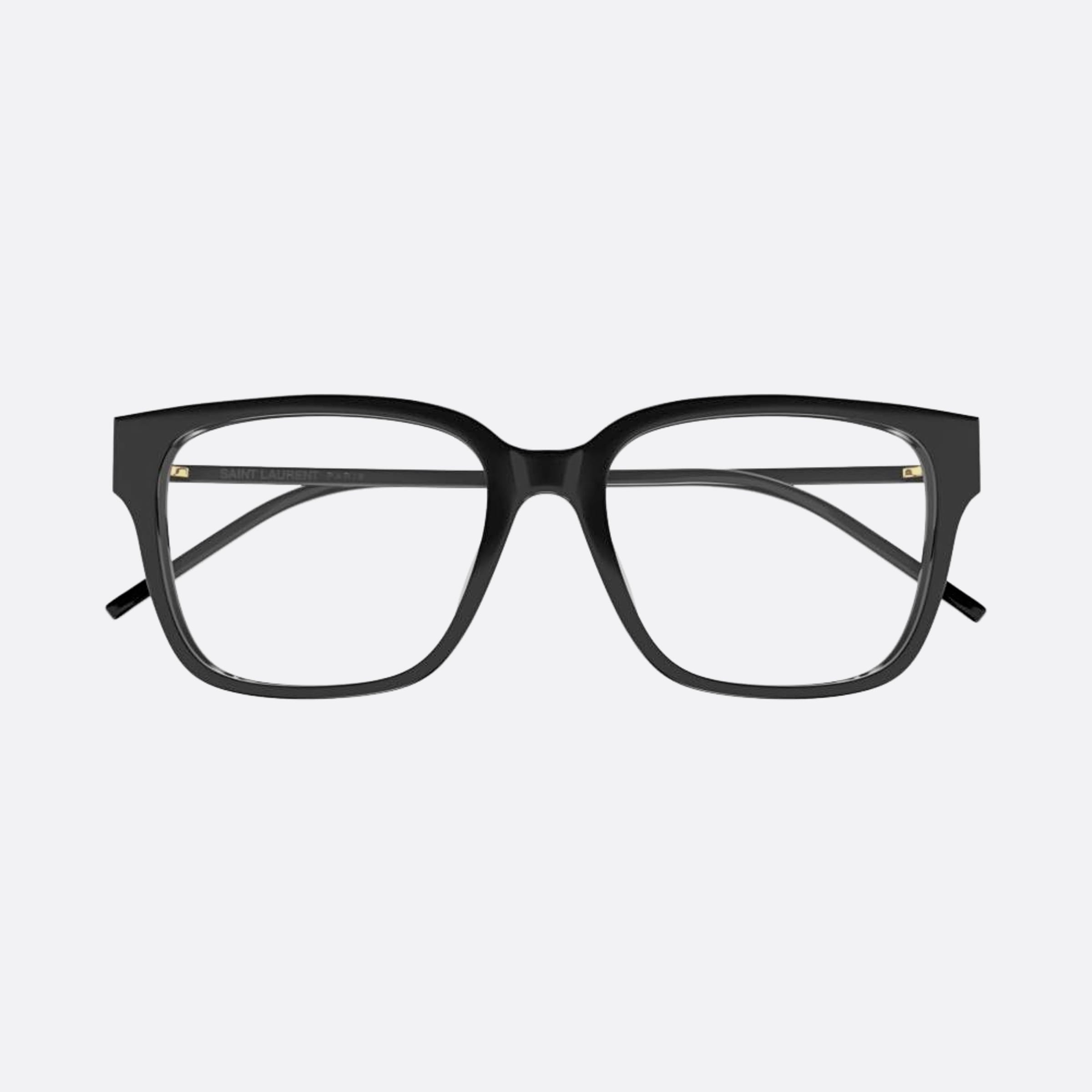Saint 54mm Laurent M48o Black Geometric Woman Eyeglasses - Main View