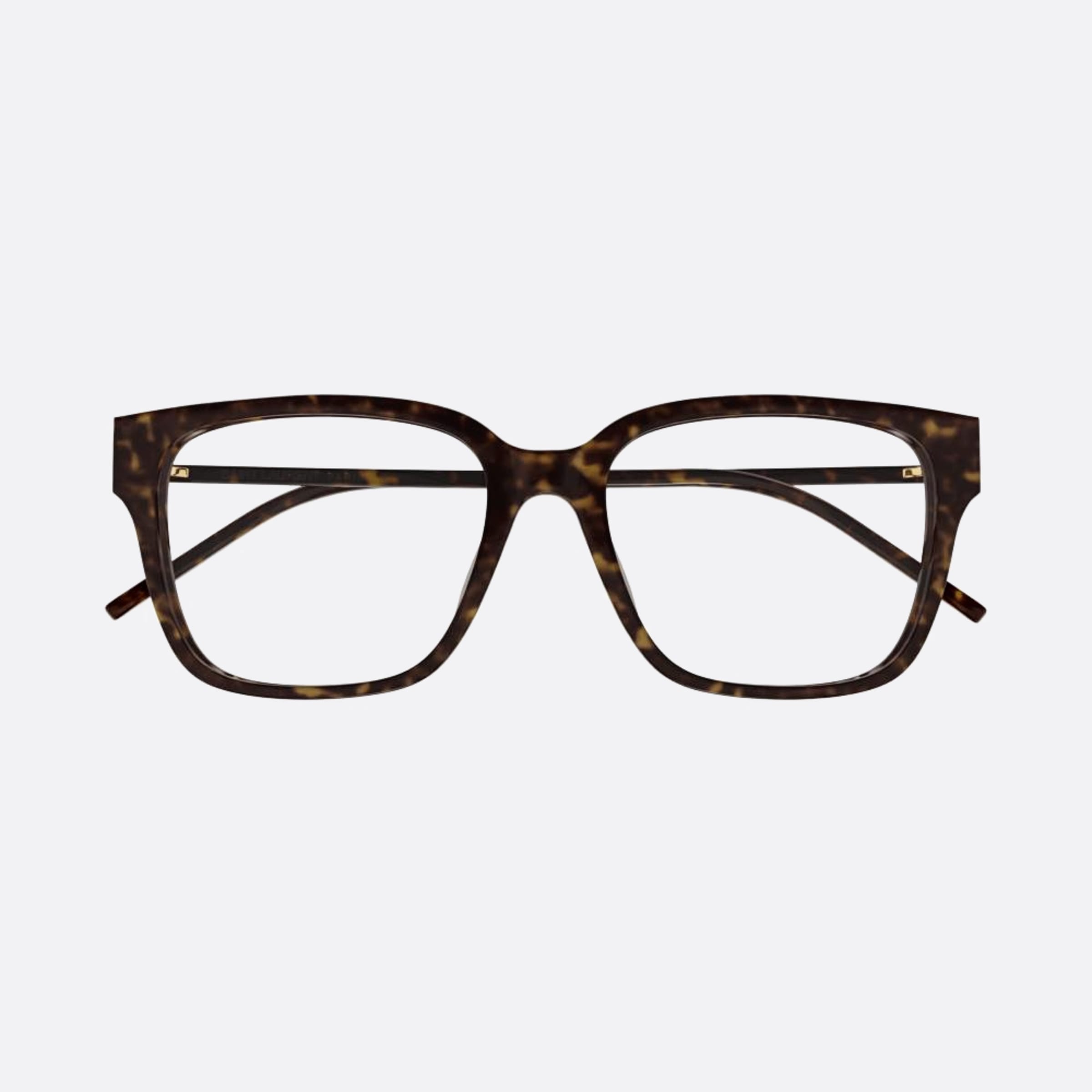 Saint 54mm Laurent M48o Havana Geometric Woman Eyeglasses - Main View