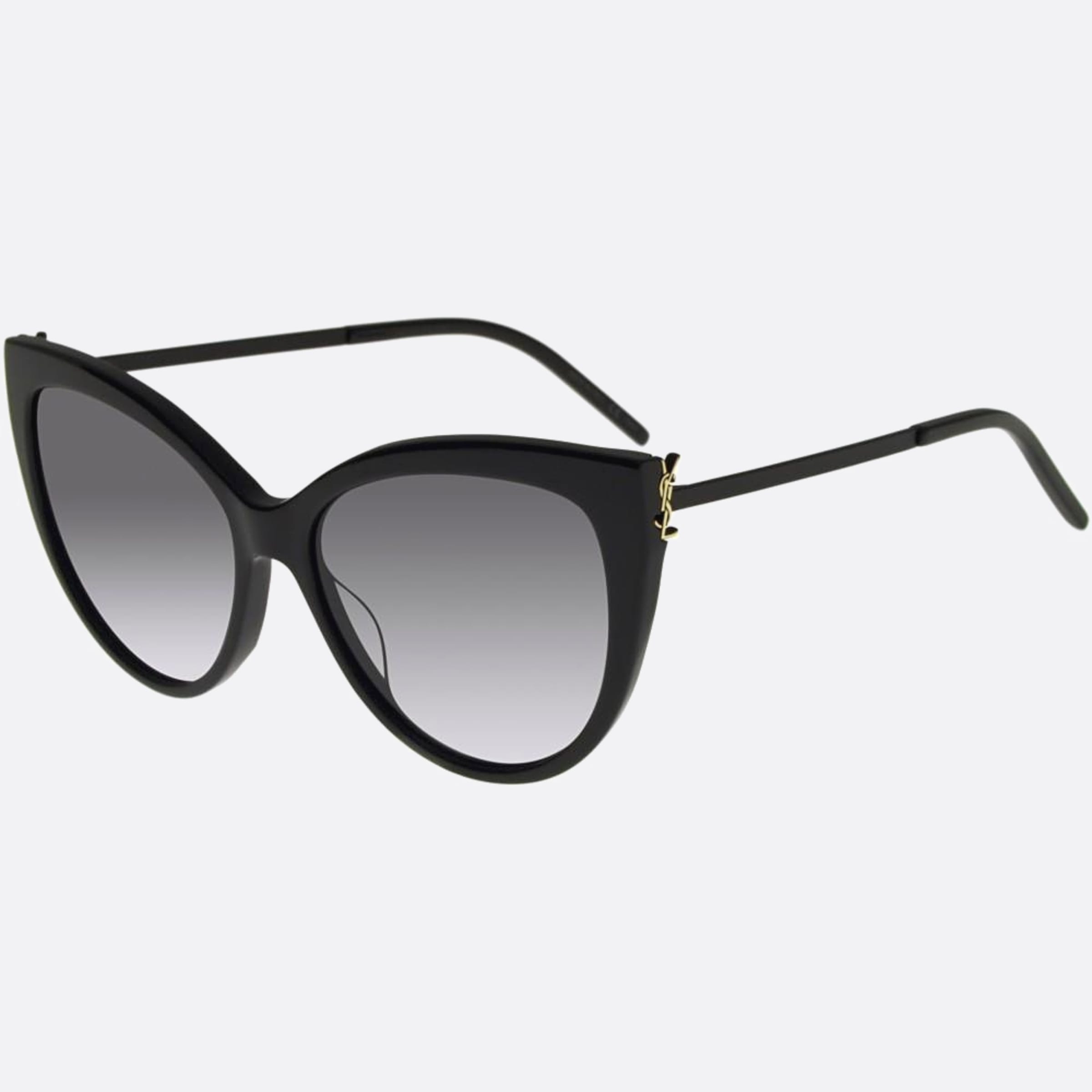 Saint 56mm Laurent M48s Black Cat Eye Woman Sunglasses - Side View