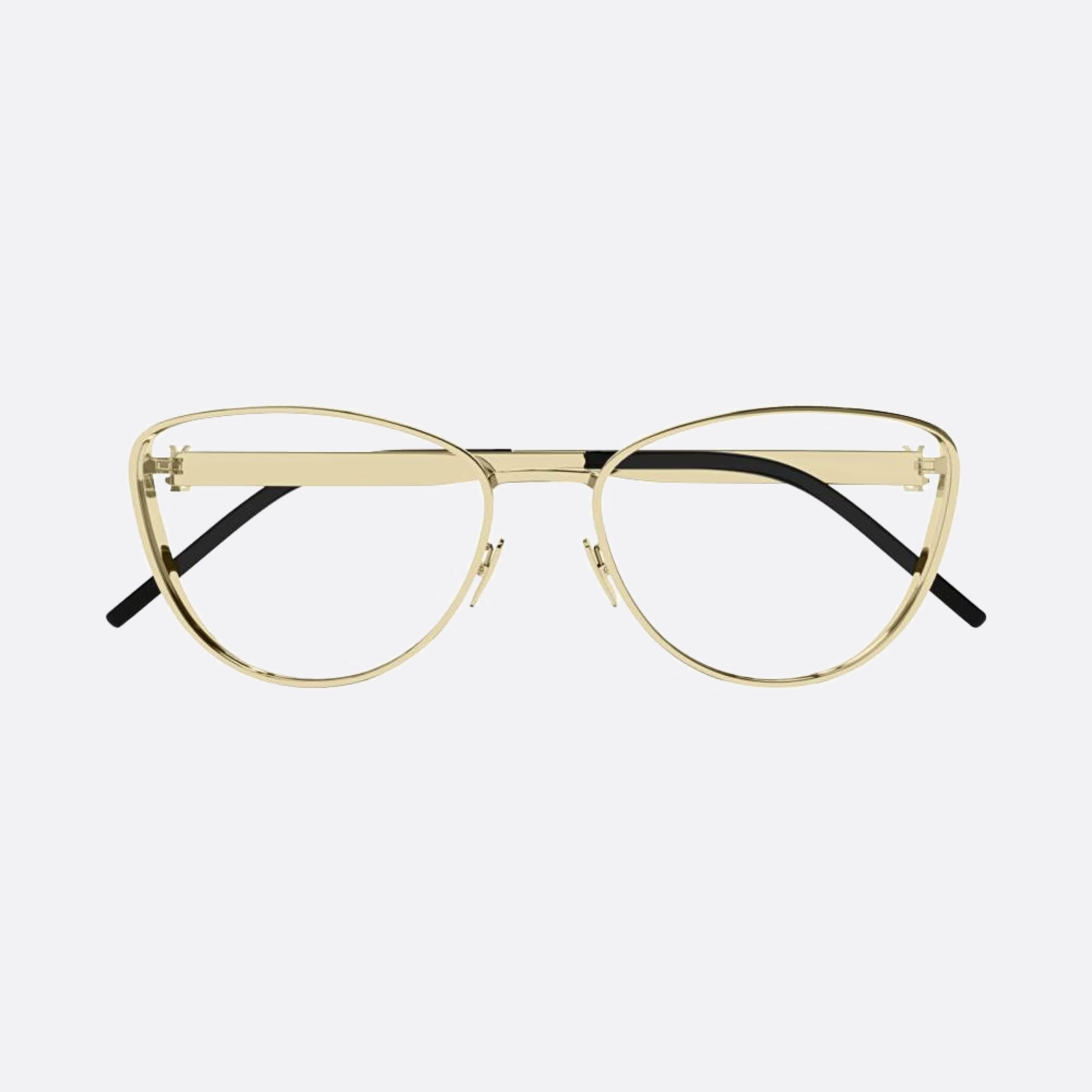 Saint 57mm Laurent M92 Gold Cat Eye Women Eyeglasses - Main View