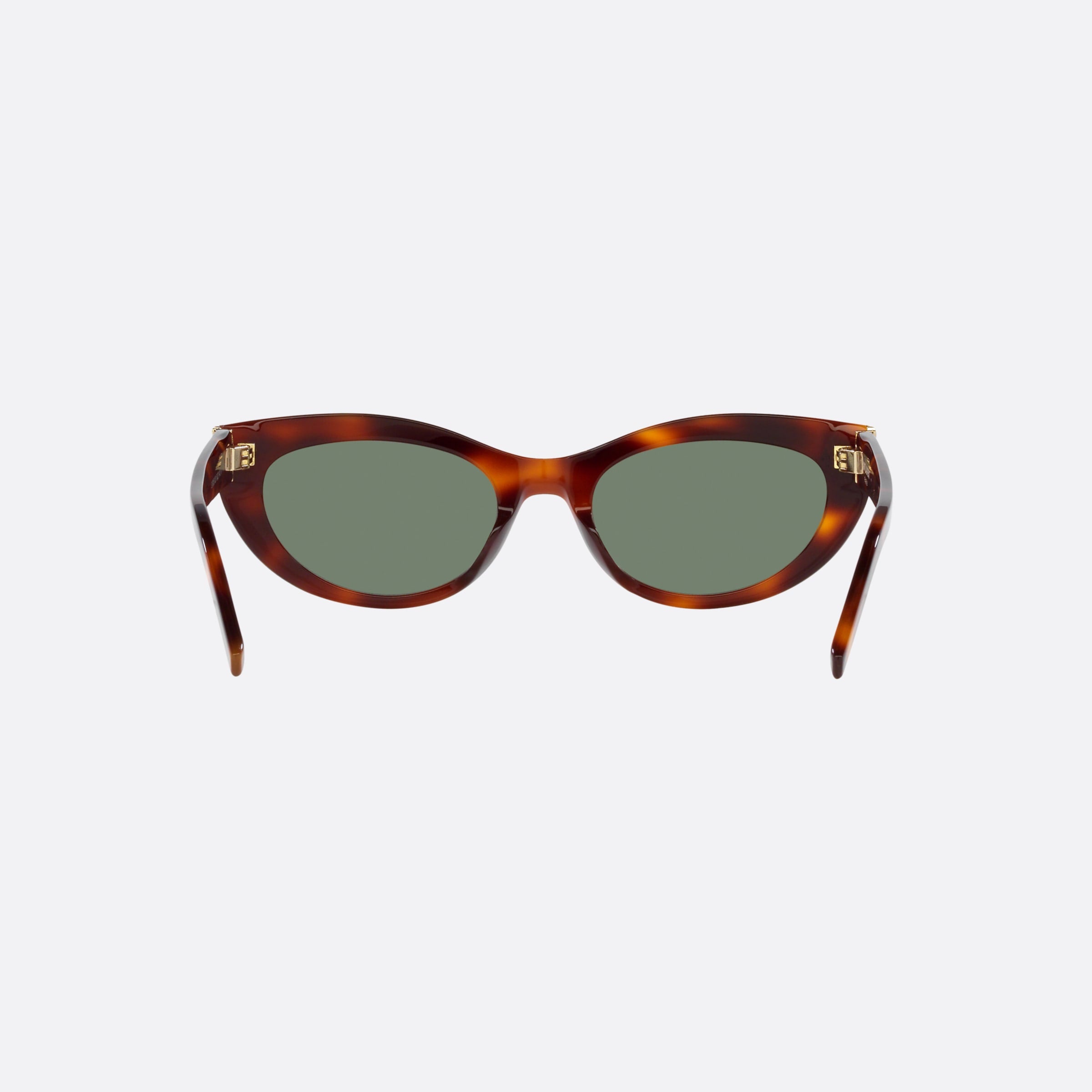 Saint 54mm Laurent Slm115 Havana Cat Eye Woman Sunglasses - Side View