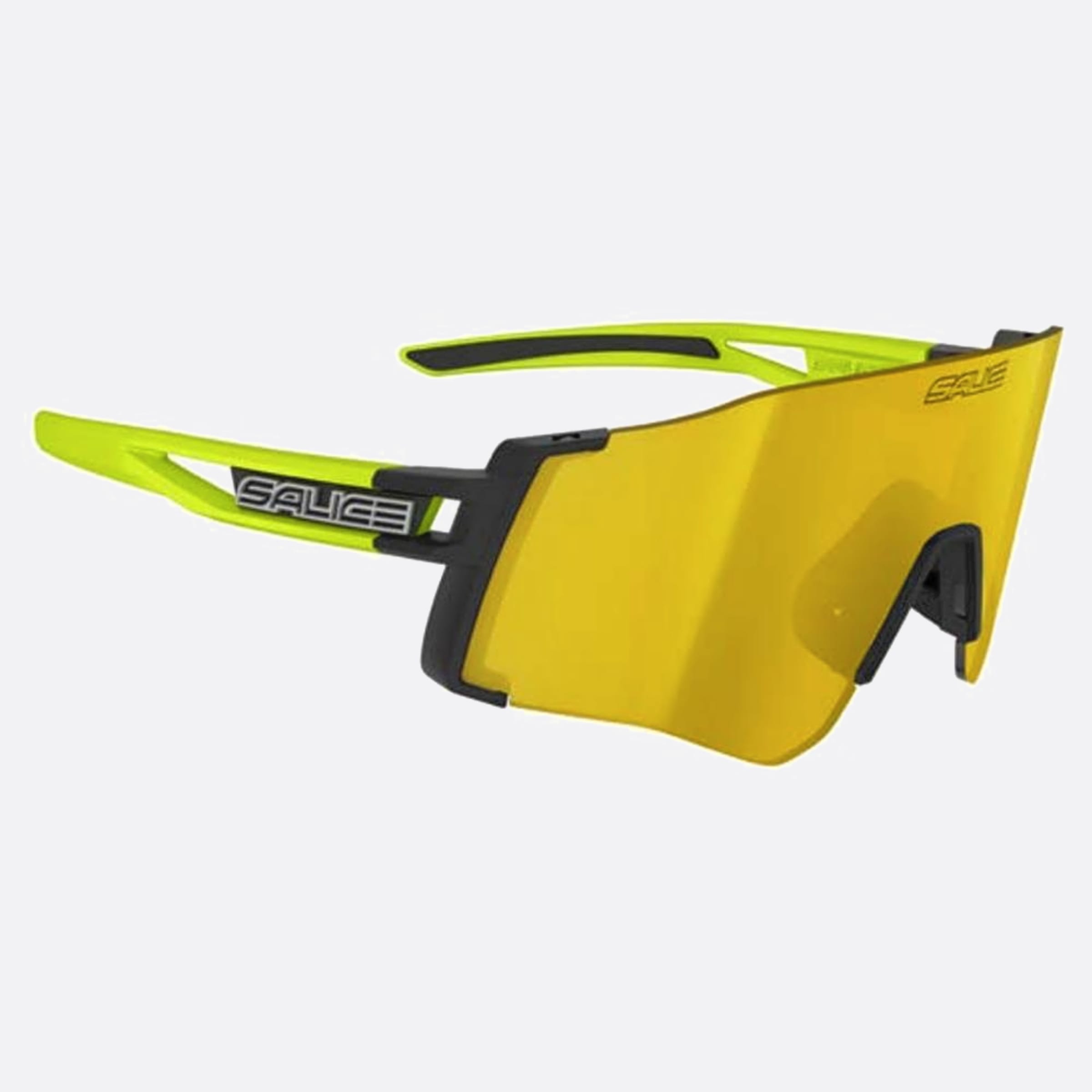 Salice 08mm Salice Yellow Shield Men Sunglasses - Main View
