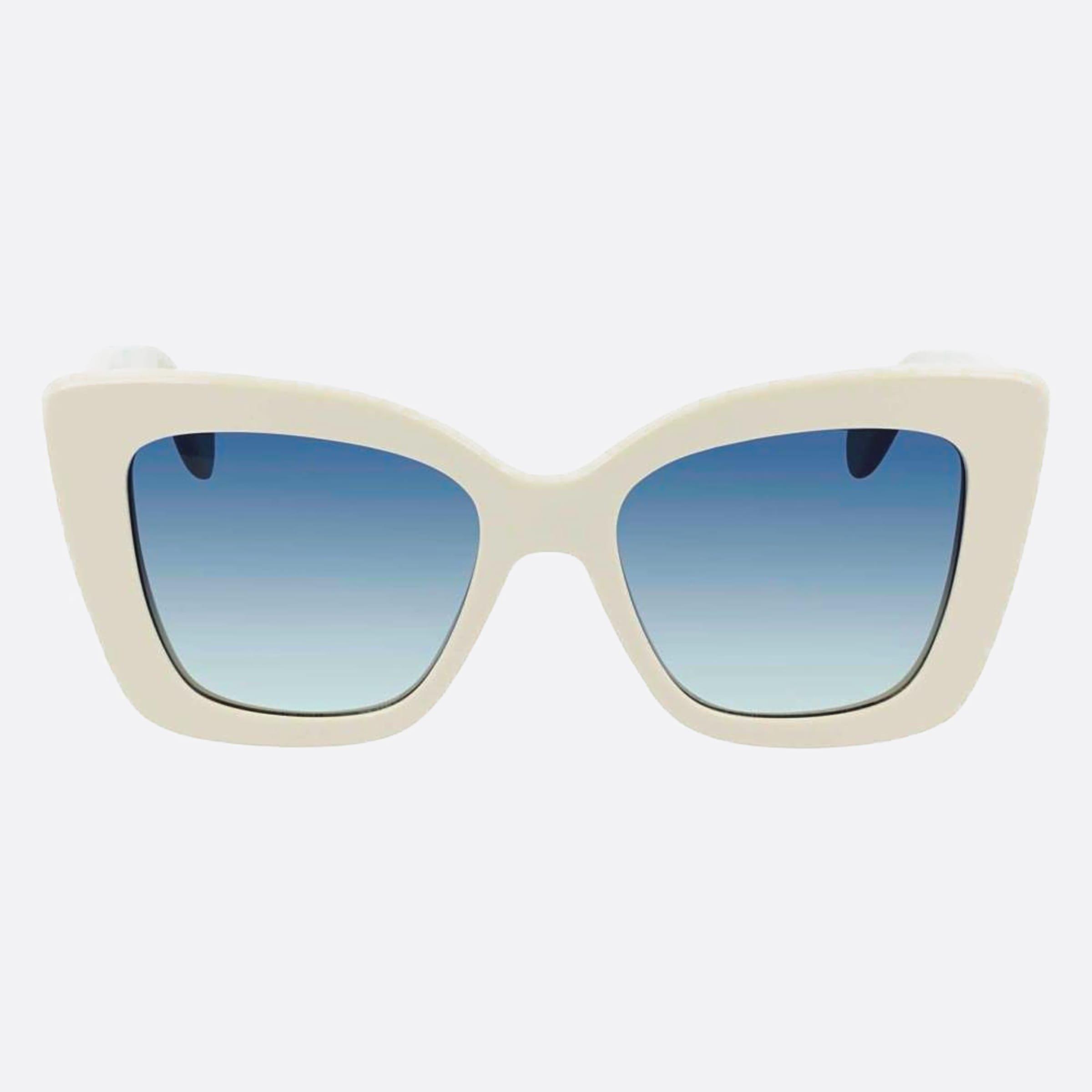 Salvatore 52mm Ferragamo White Butterfly Women Sunglasses - Main View
