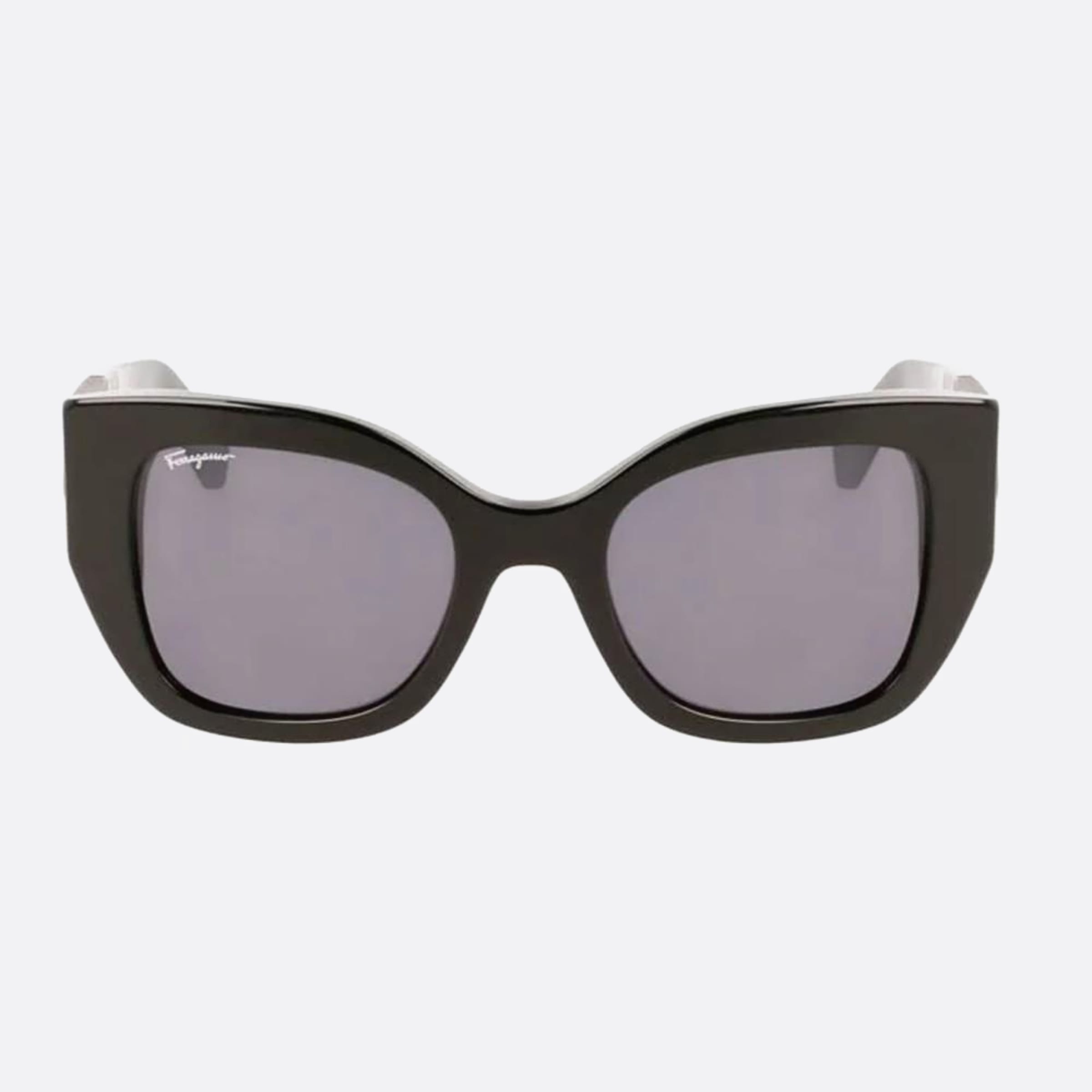 Salvatore 51mm Ferragamo Black Cat Eye Women Sunglasses - Main View