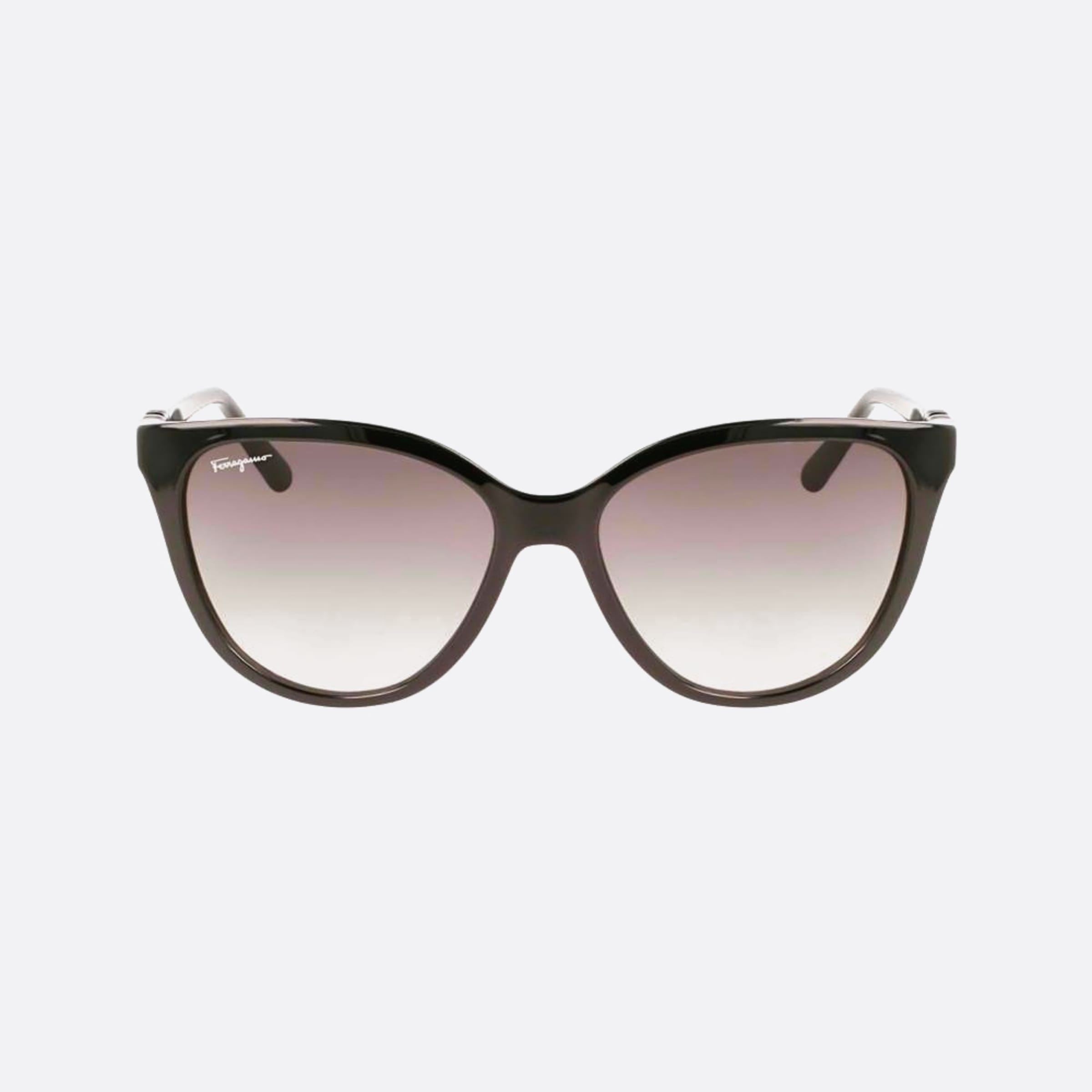 Salvatore 57mm Ferragamo Black Cat Eye Women Sunglasses - Main View
