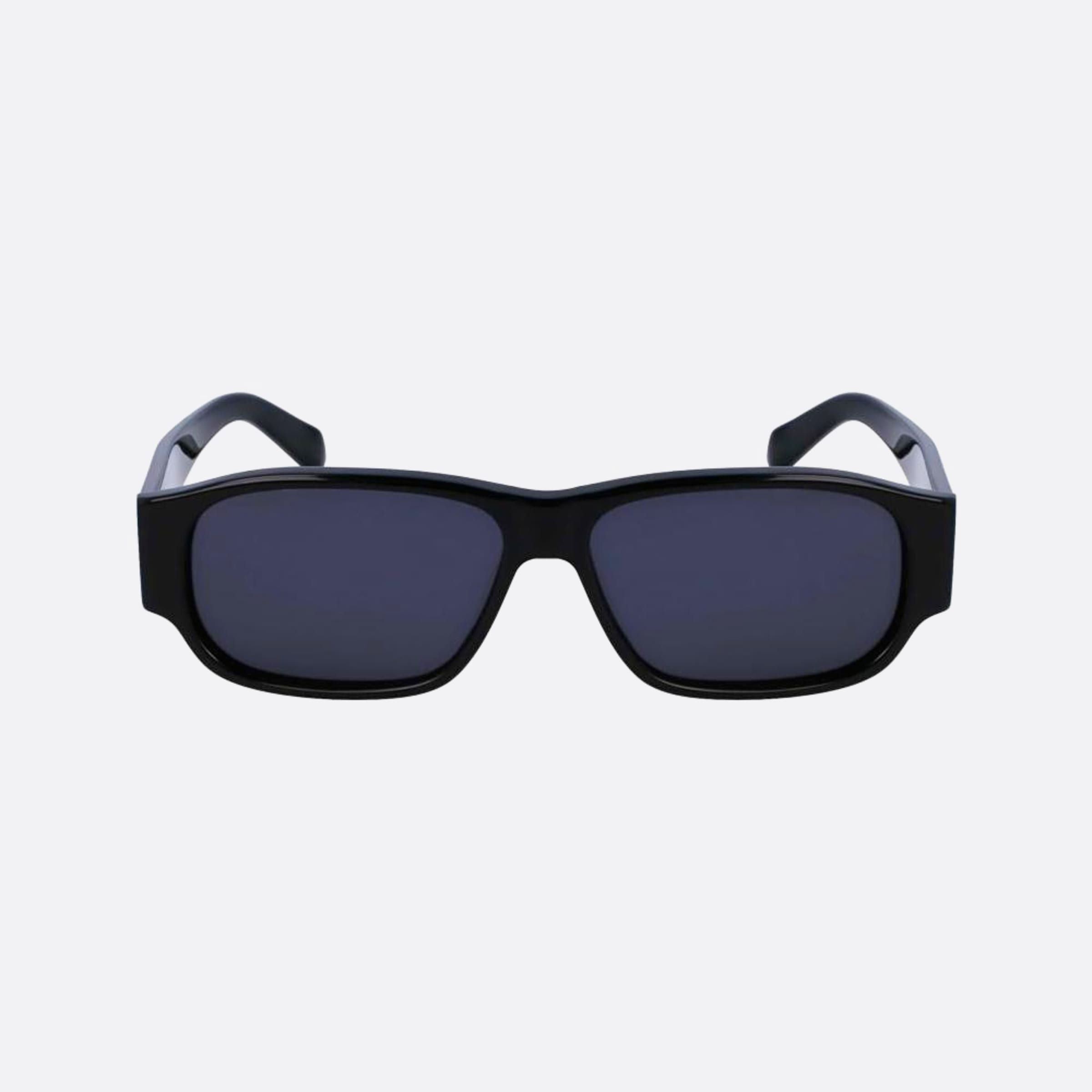 Salvatore 57mm Ferragamo Black Geometric Men Sunglasses - Main View