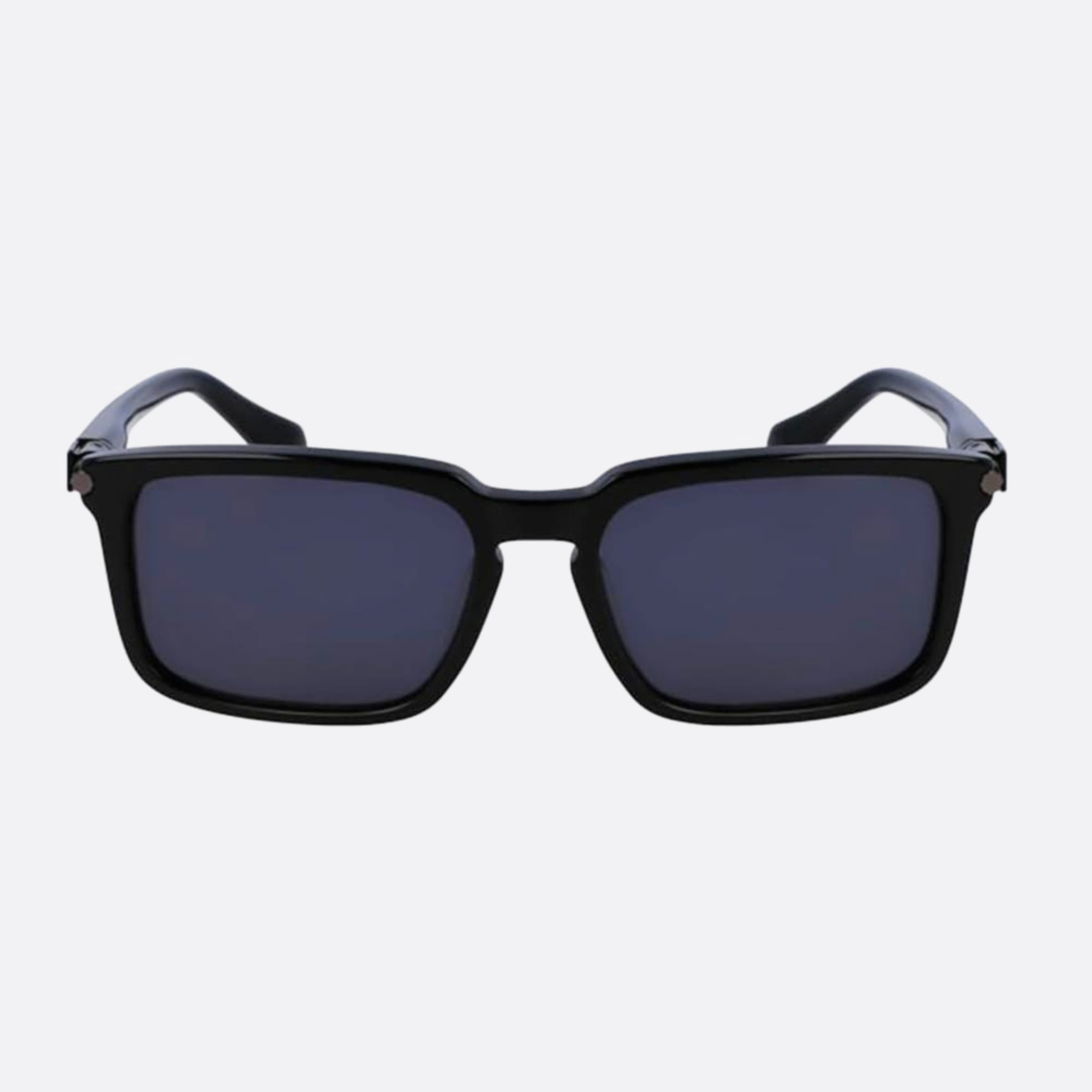 Salvatore 56mm Ferragamo Black Squared Men Sunglasses - Main View