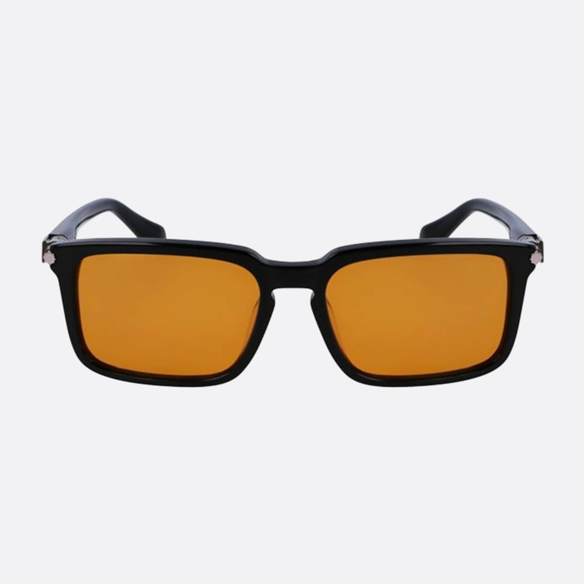 Salvatore 56mm Ferragamo Black Squared Men Sunglasses - Main View
