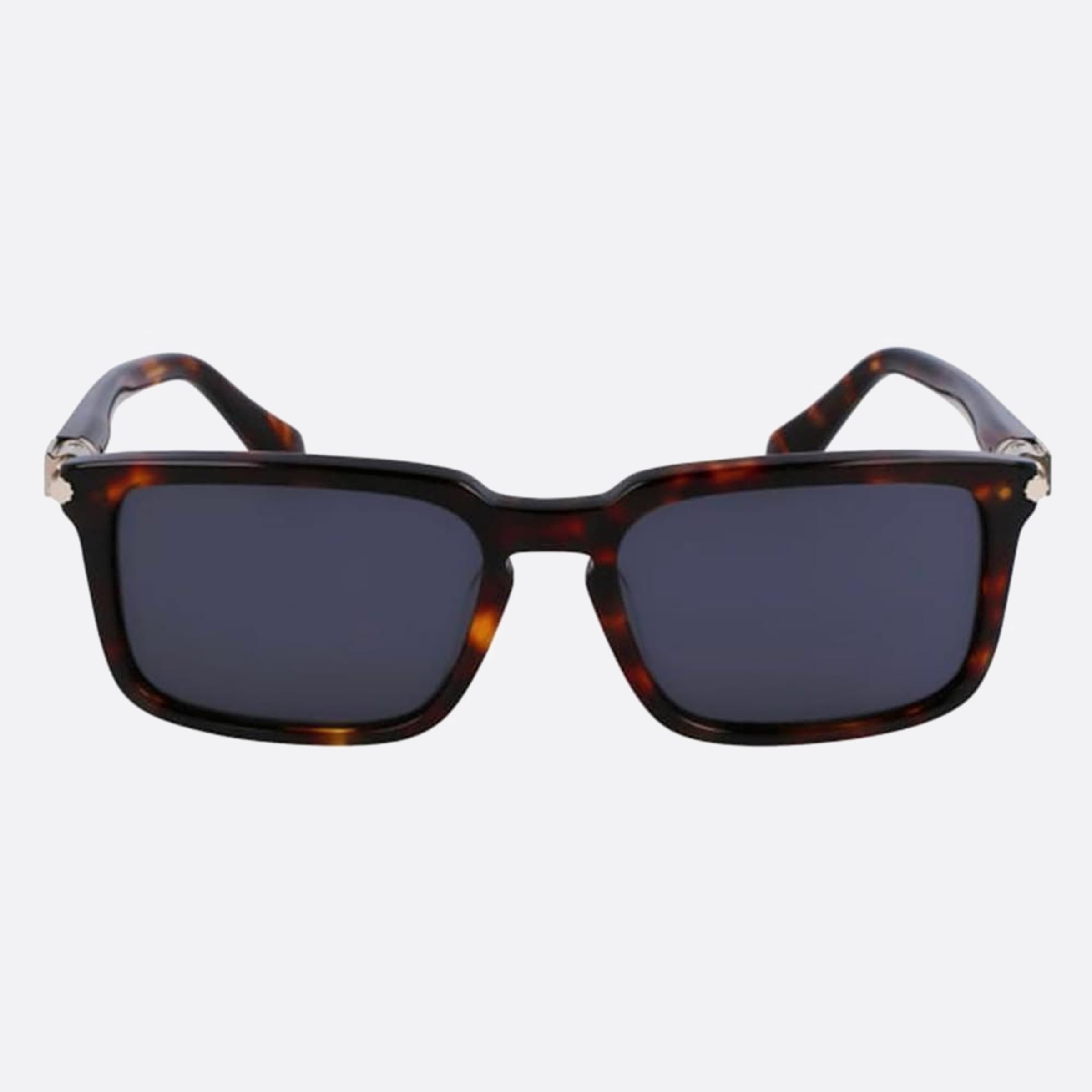 Salvatore 56mm Ferragamo Brown Squared Men Sunglasses - Main View