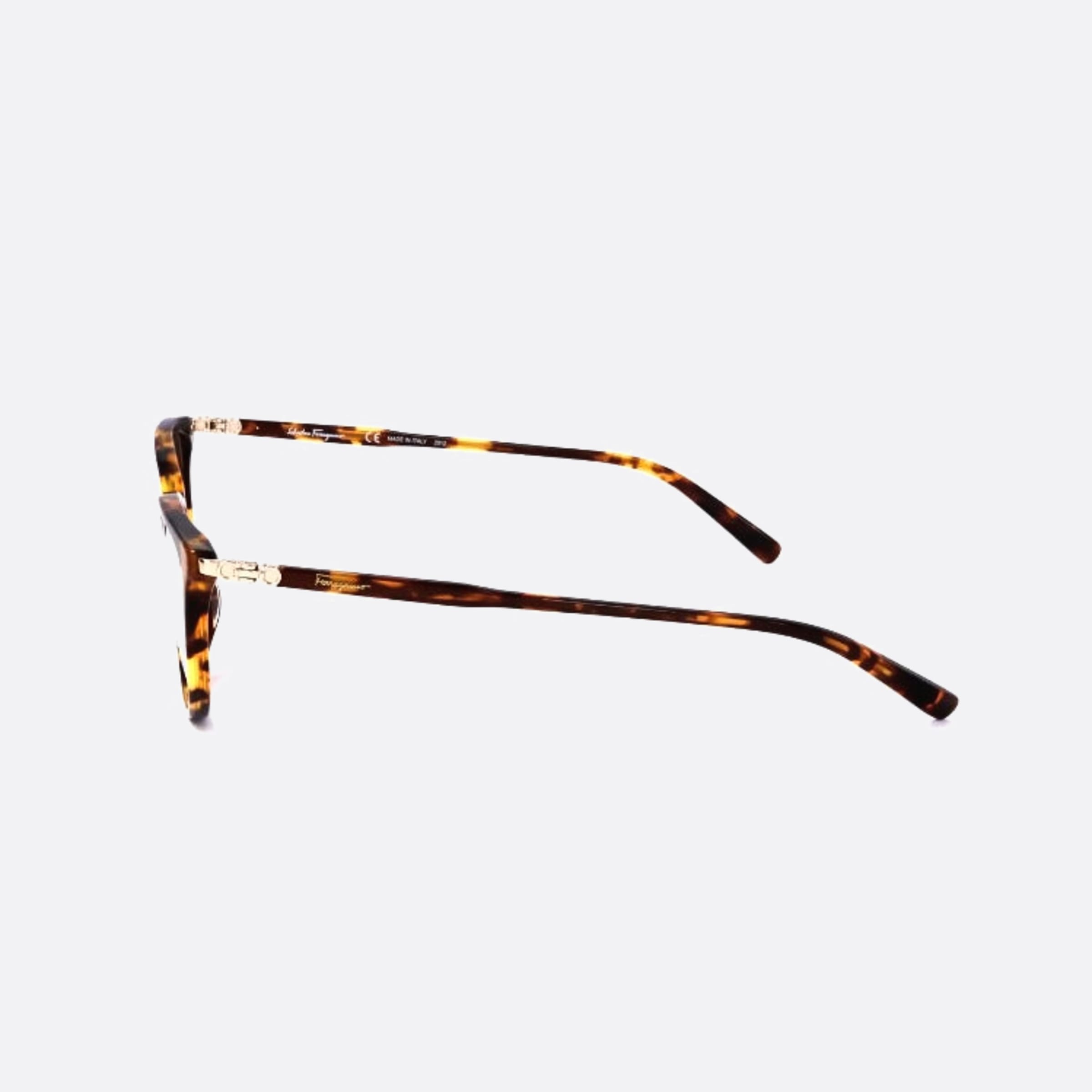 Salvatore 53mm Ferragamo Sf2870 Havana Cat Eye Women Eyeglasses - Detail View