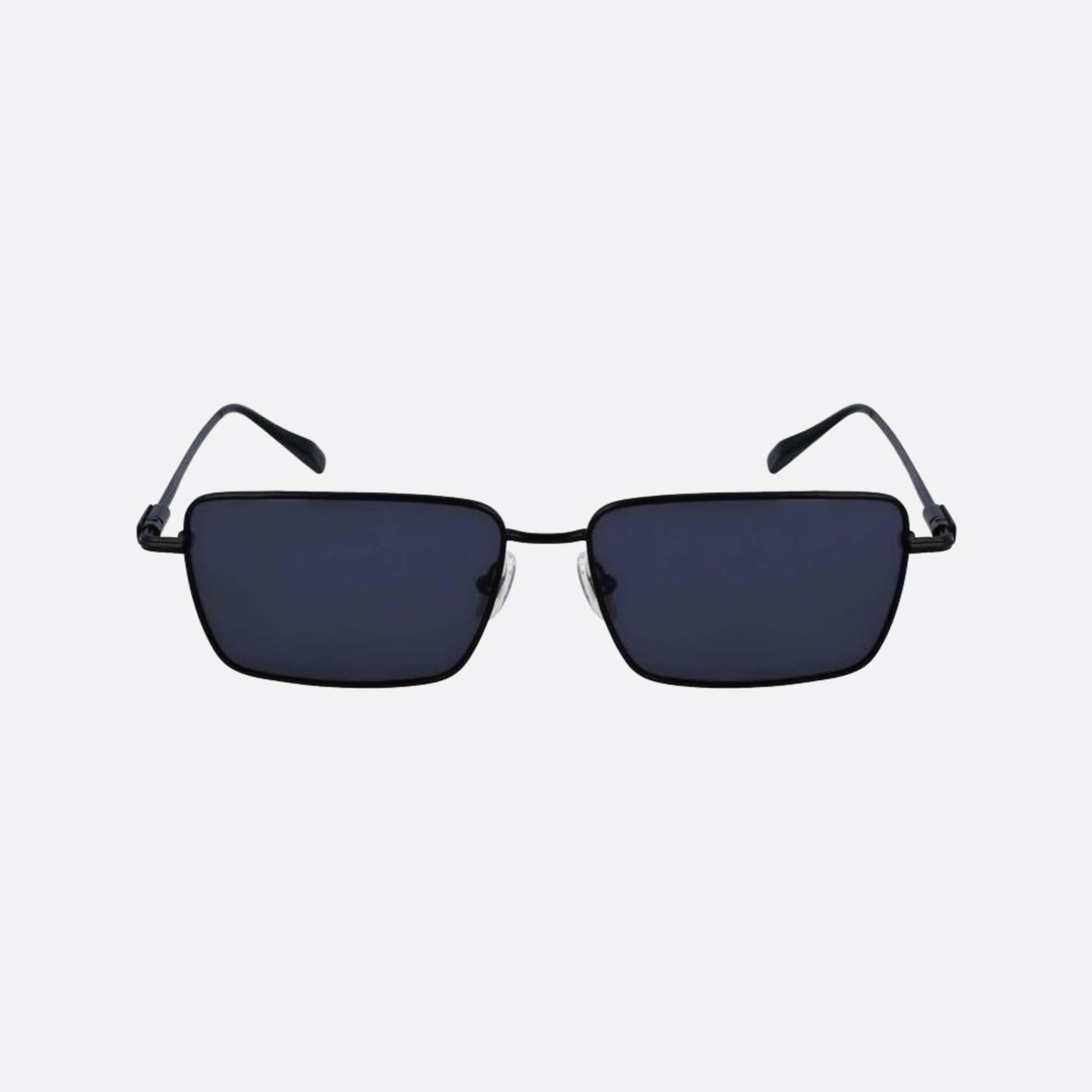 Salvatore 57mm Ferragamo Sf309s Black Geometric Men Sunglasses - Main View