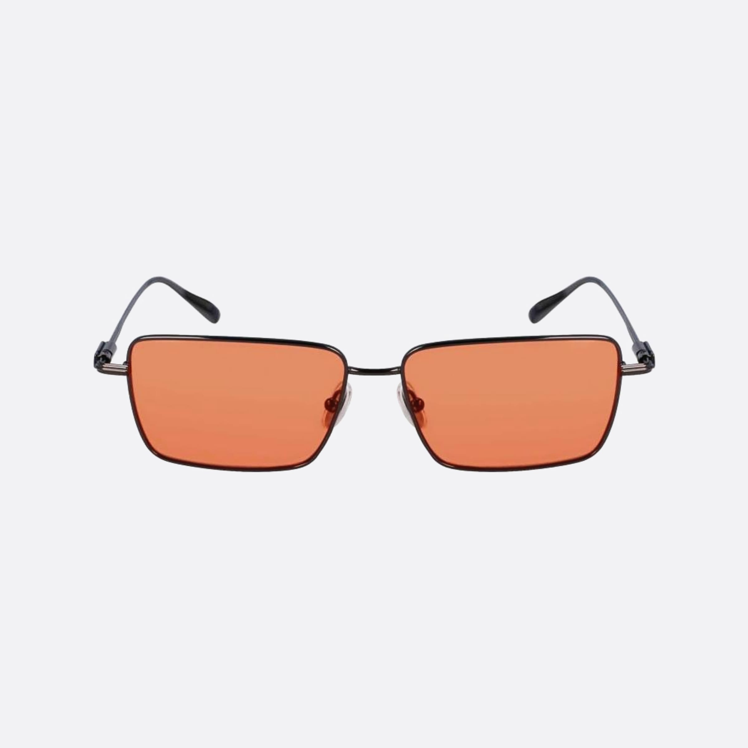 Salvatore 57mm Ferragamo Sf309s Grey Geometric Men Sunglasses - Main View