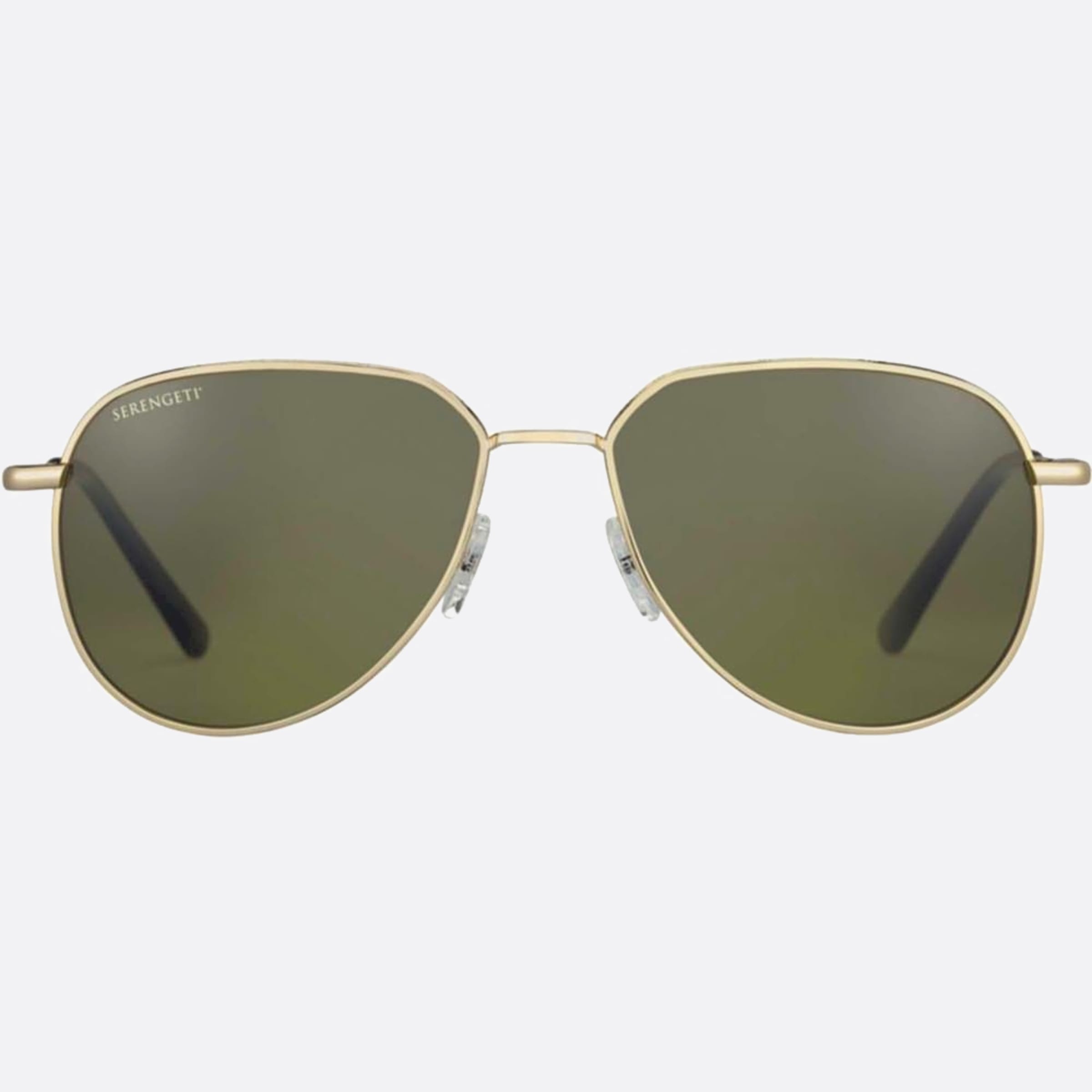 Serengeti 56mm Haywood Ss543003 Gold Pilot Polarized Men Sunglasses - Main View
