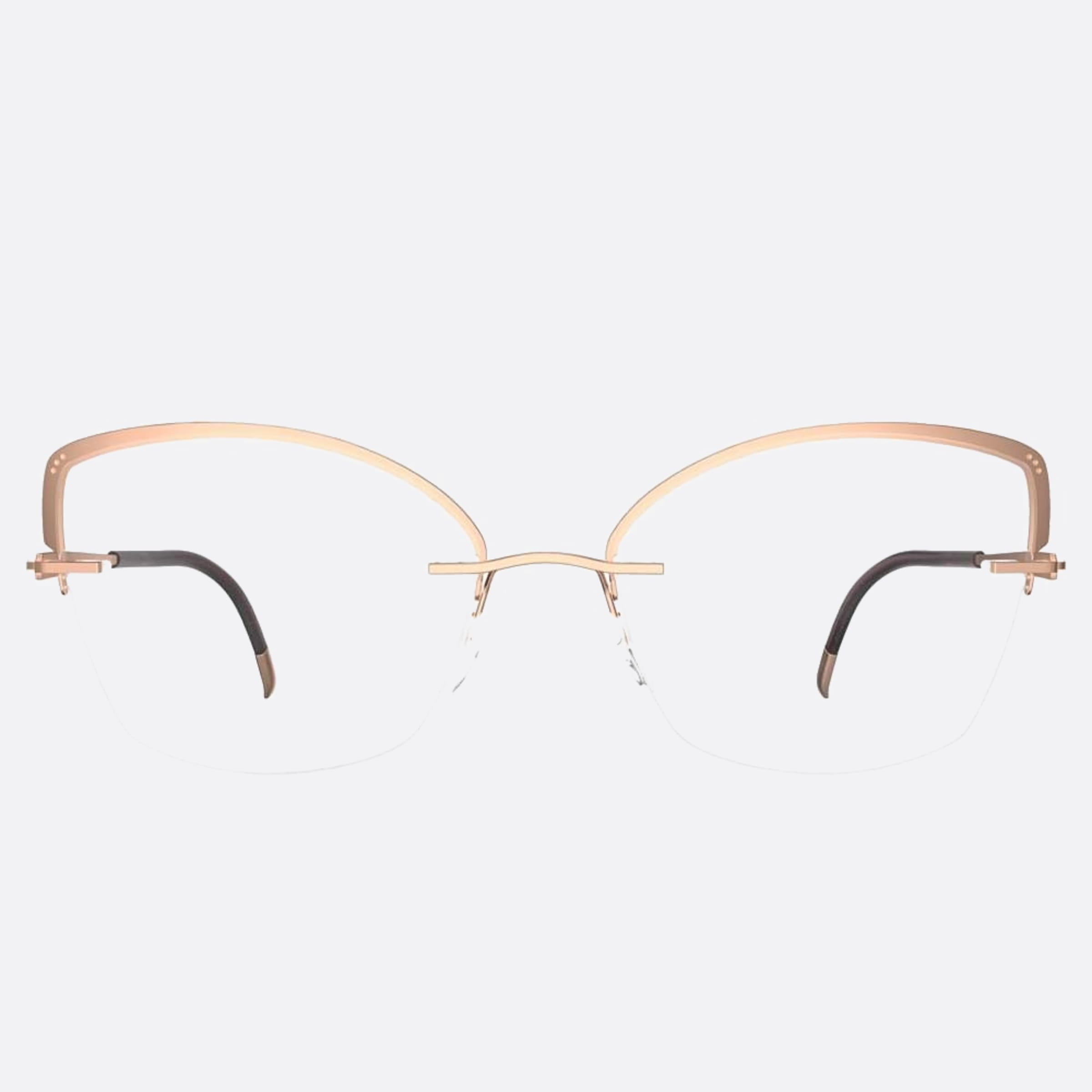 Silhouette 56mm Artline Rose Gold Cat Eye Women Eyeglasses - Main View