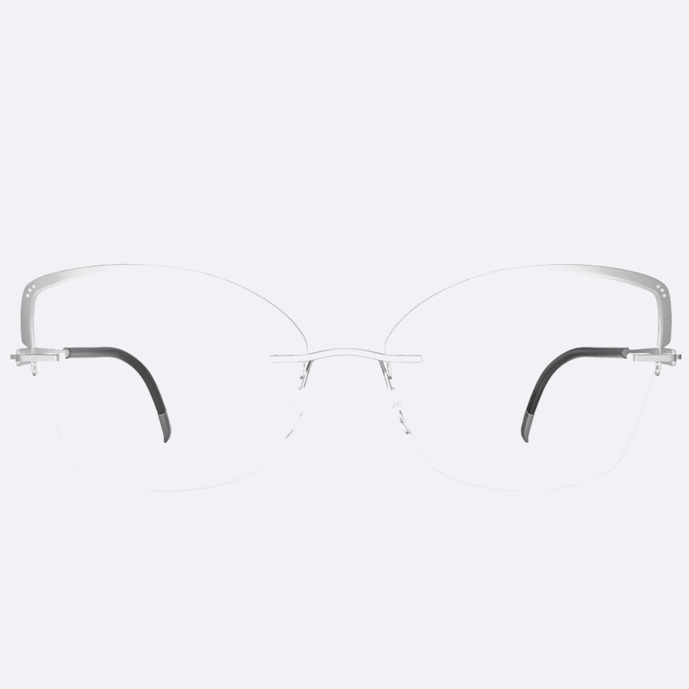 Silhouette 54mm Artline Ruthenium Cat Eye Women Eyeglasses - Main View