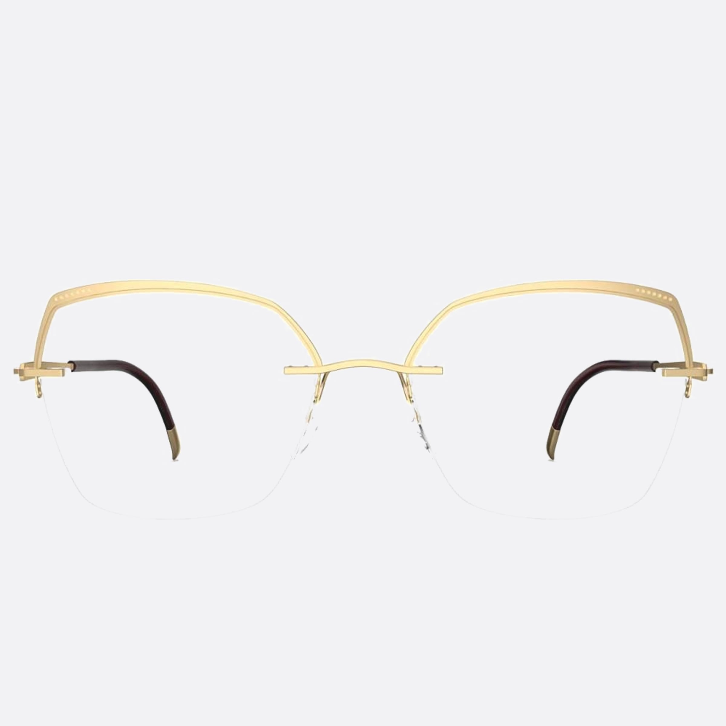 Silhouette 53mm Artline Gold Butterfly Women Eyeglasses - Main View